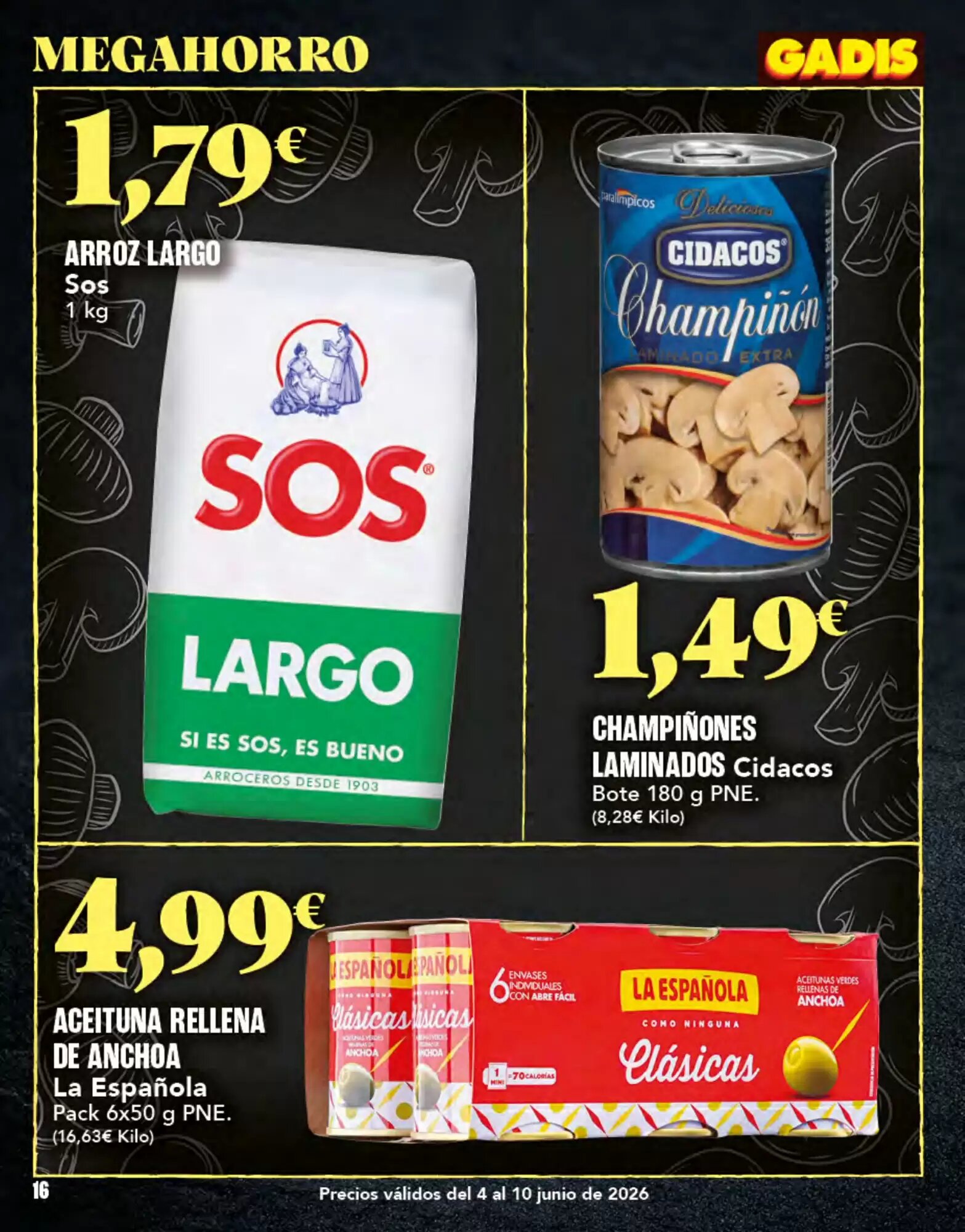 Folleto promocional de Gadis válido desde el 04/06/2026 - Página 16.
