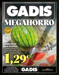 Folleto promocional de Gadis válido desde el 04/06/2026