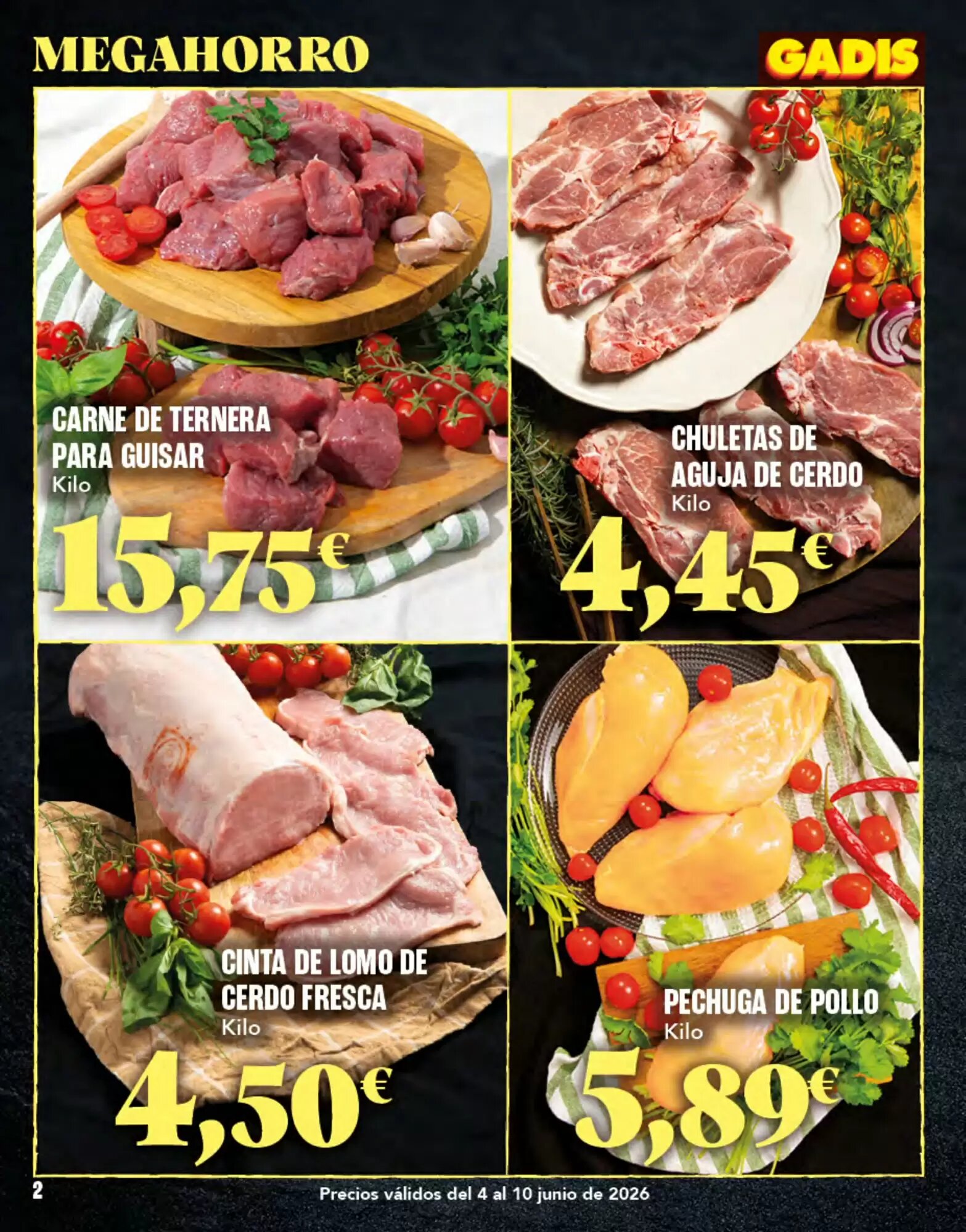 Folleto promocional de Gadis válido desde el 04/06/2026 - Página 2.