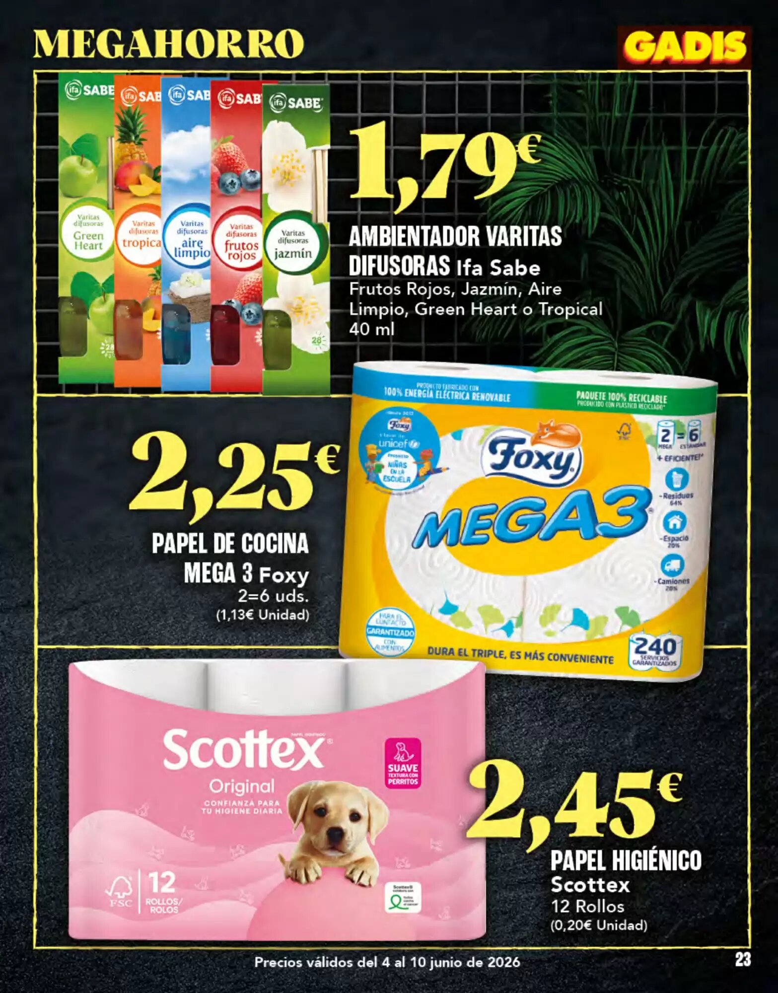 Folleto promocional de Gadis válido desde el 04/06/2026 - Página 23.