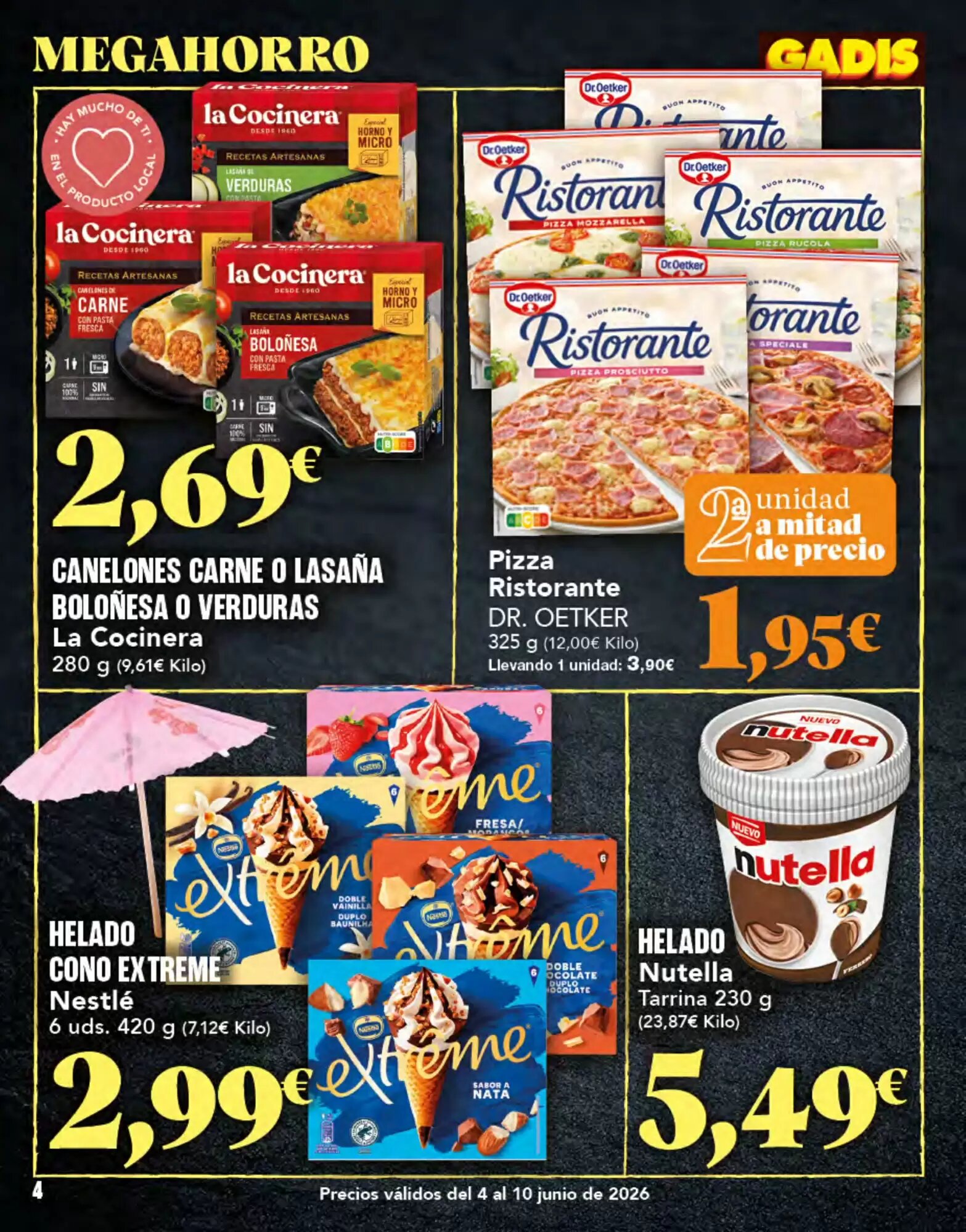 Folleto promocional de Gadis válido desde el 04/06/2026 - Página 4.