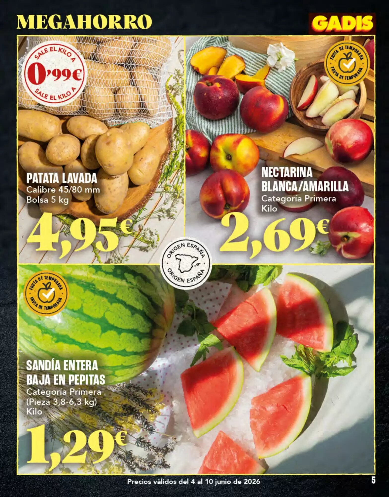 Folleto promocional de Gadis válido desde el 04/06/2026 - Página 5.