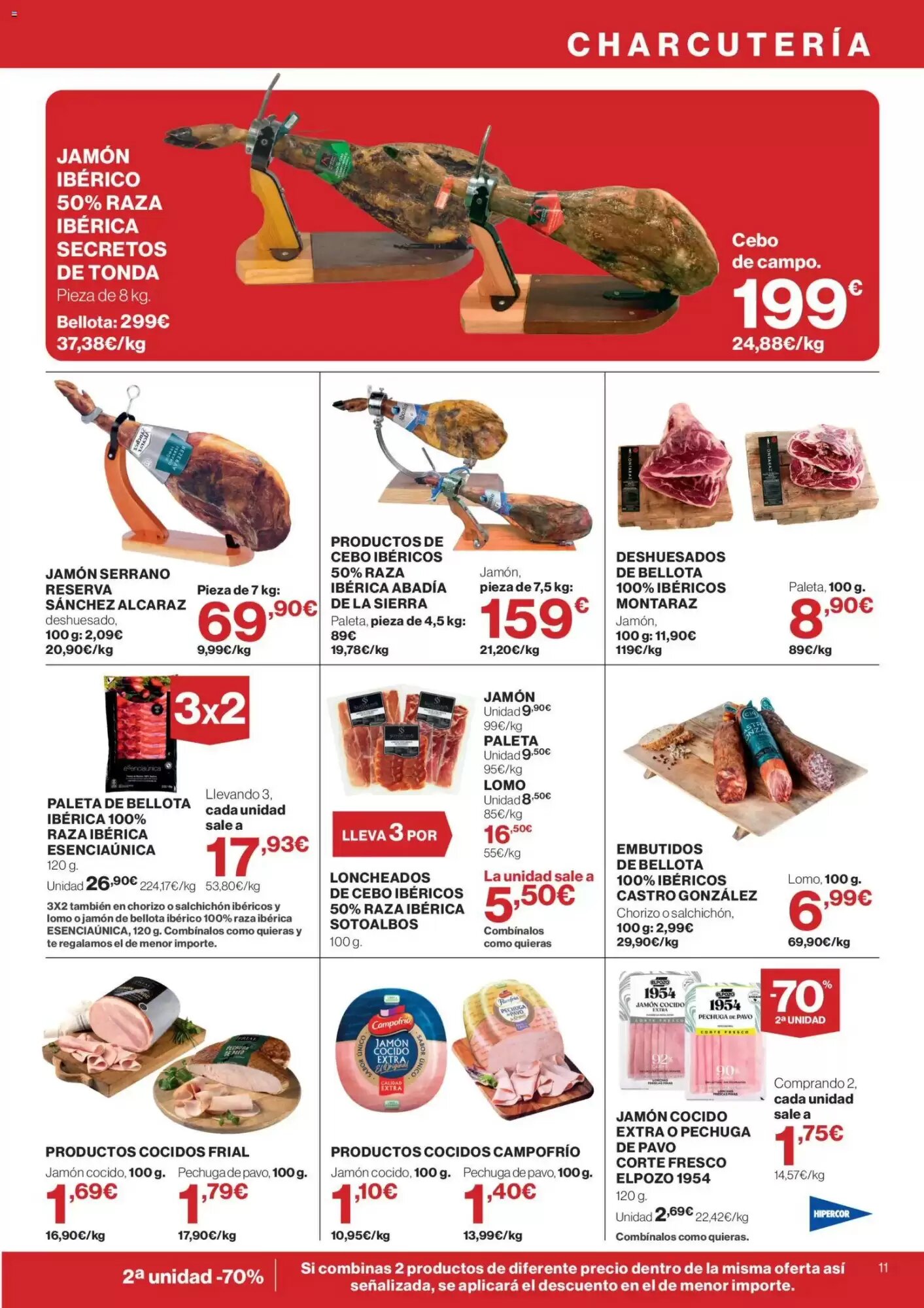 Folleto promocional de Hipercor válido desde el 04/06/2026 - Página 11.