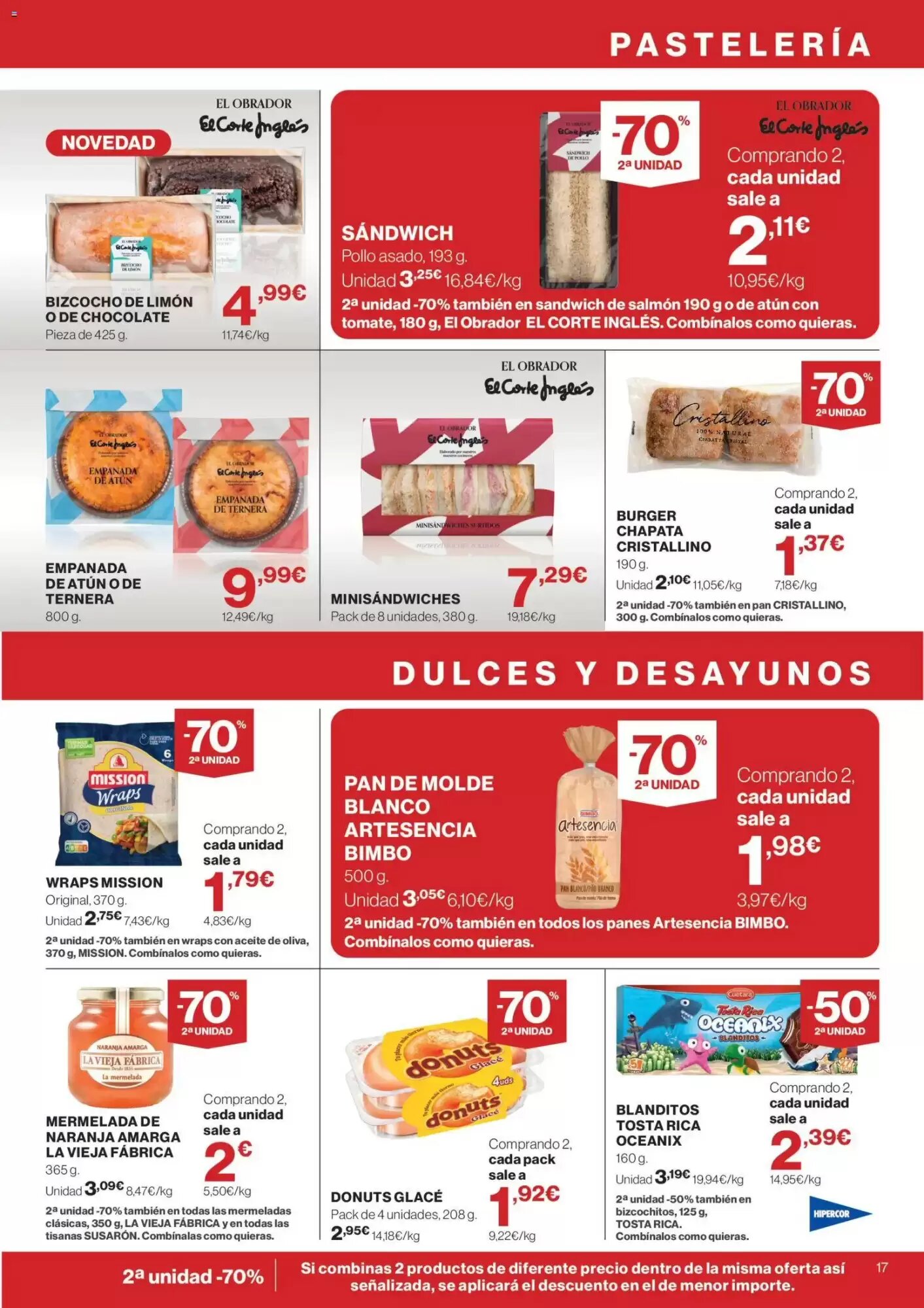Folleto promocional de Hipercor válido desde el 04/06/2026 - Página 17.