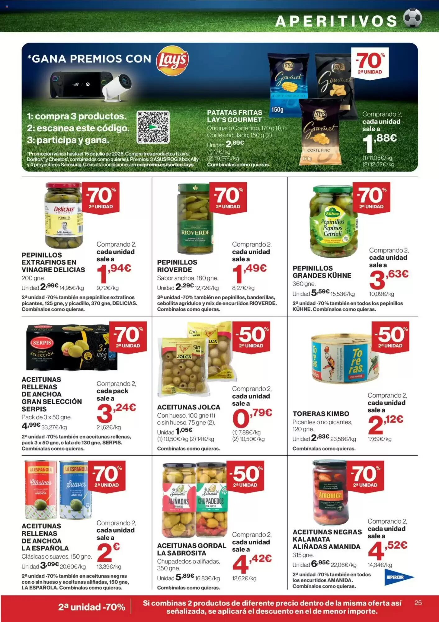 Folleto promocional de Hipercor válido desde el 04/06/2026 - Página 25.