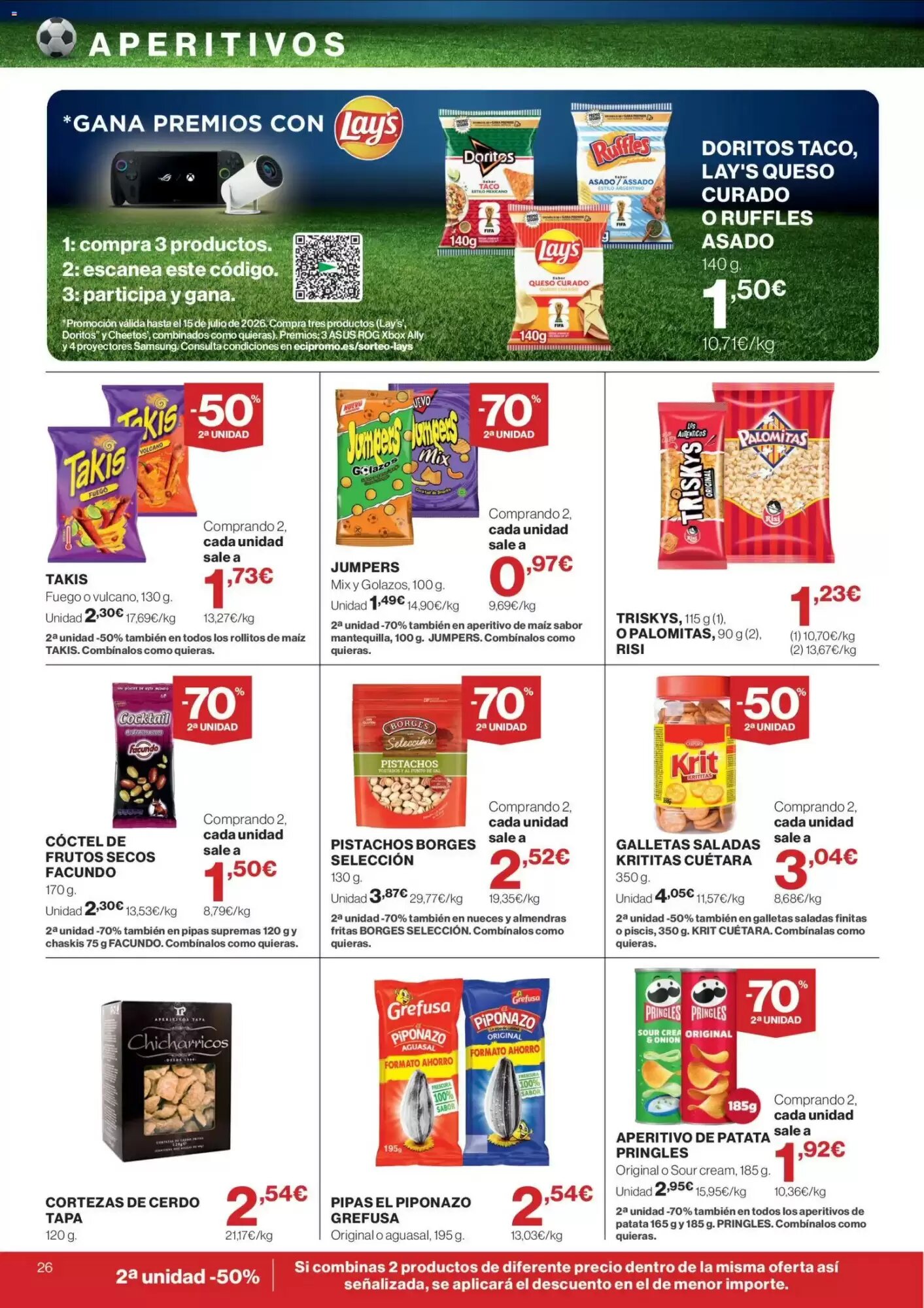 Folleto promocional de Hipercor válido desde el 04/06/2026 - Página 26.