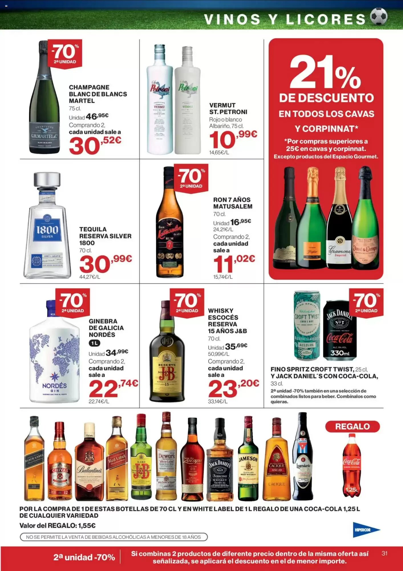 Folleto promocional de Hipercor válido desde el 04/06/2026 - Página 31.