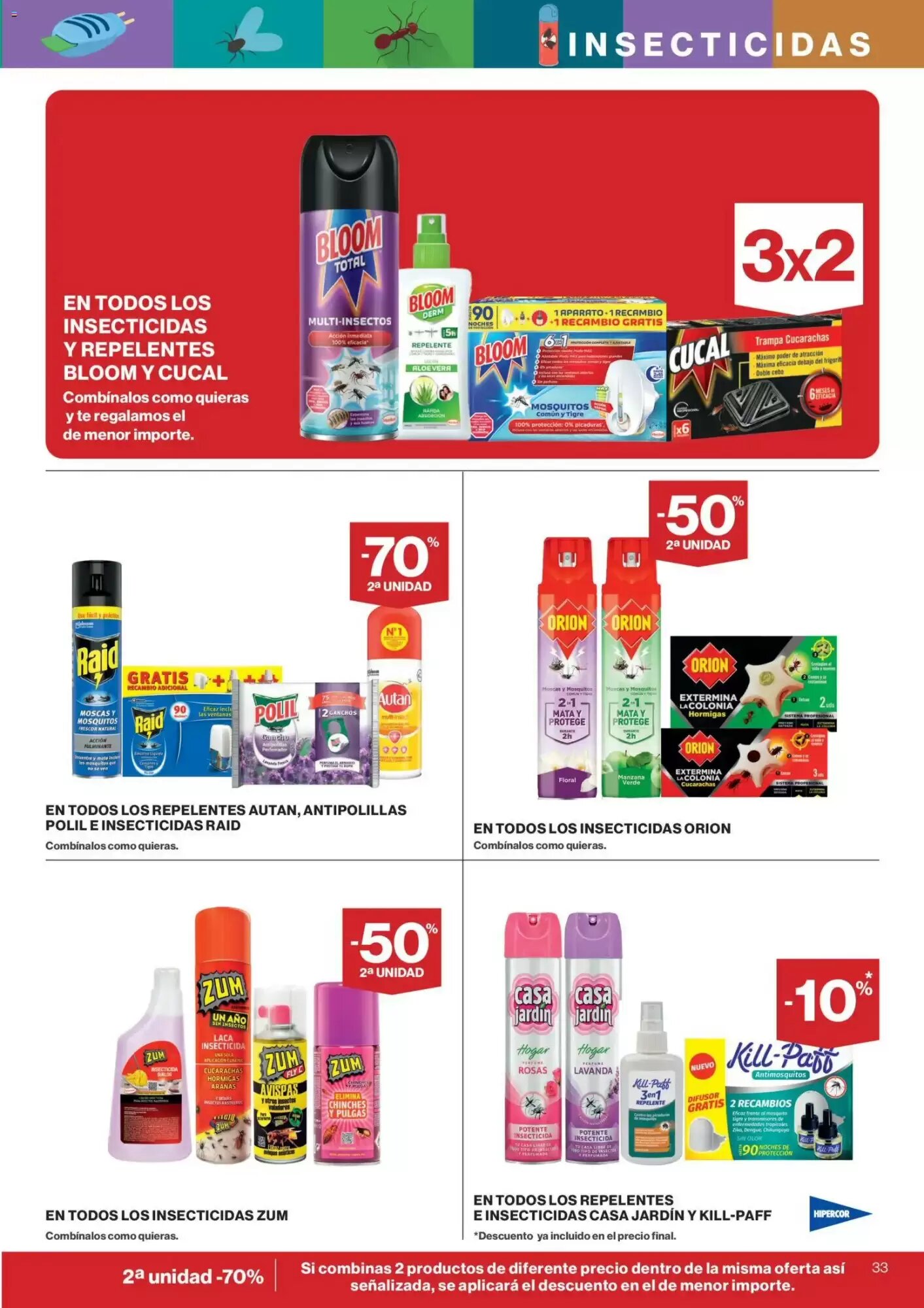 Folleto promocional de Hipercor válido desde el 04/06/2026 - Página 33.