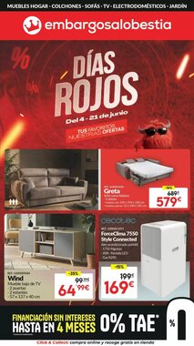 Folleto promocional de Embargos a lo bestia válido desde el 04/06/2026