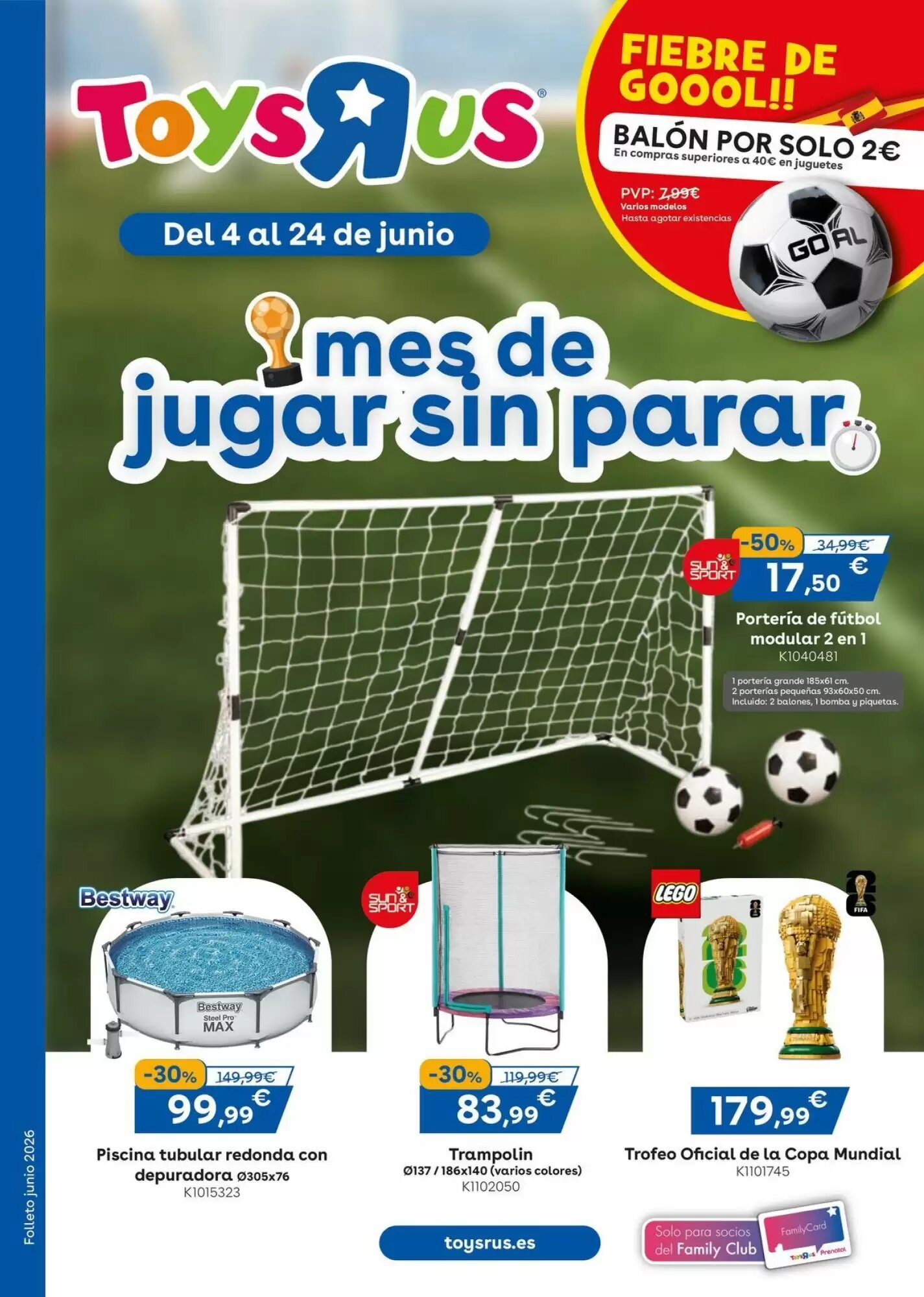Folleto promocional de ToysRus válido desde el 04/06/2026 - Página 1.