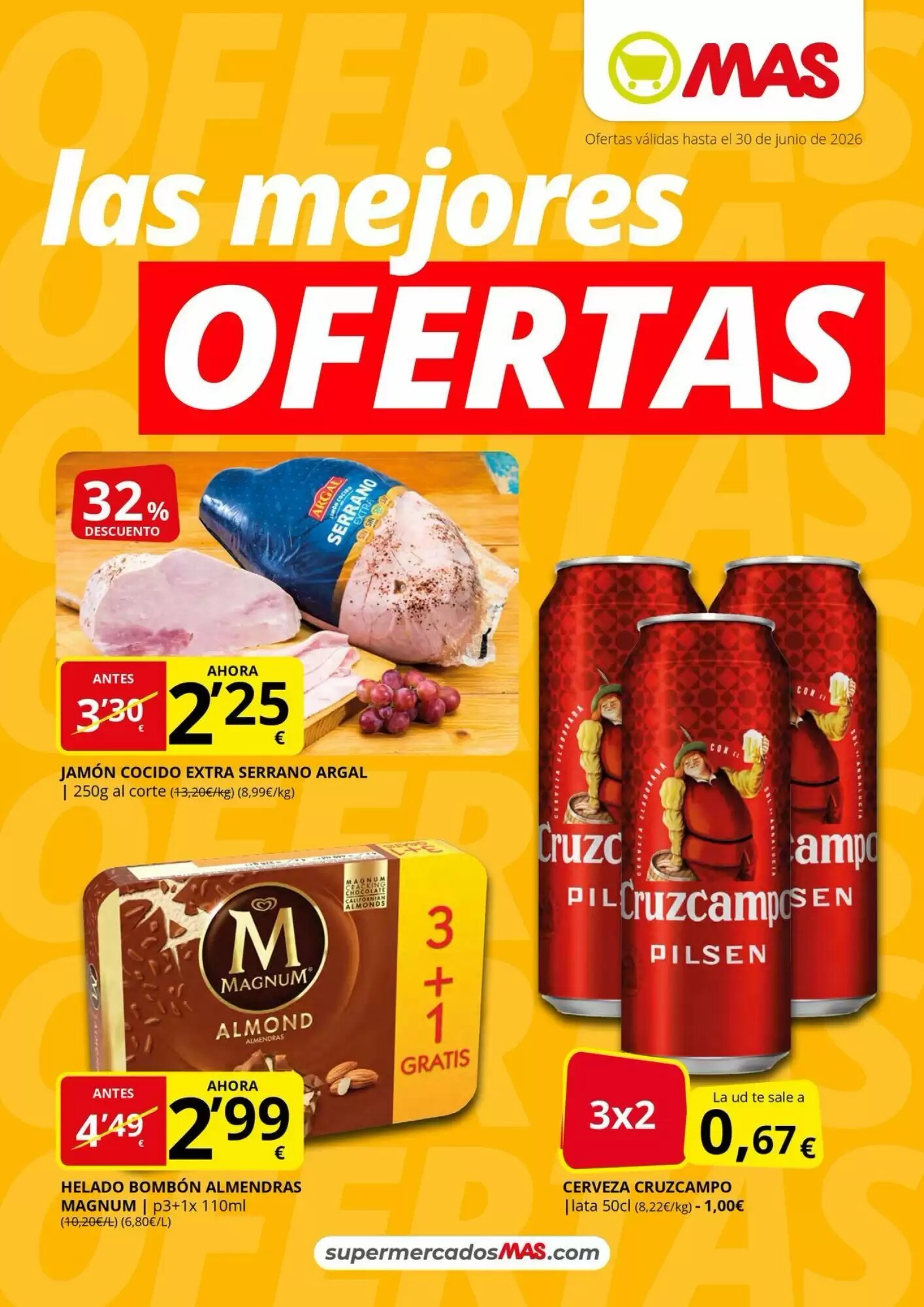 Folleto promocional de MAS válido desde el 04/06/2026 - Página 1.