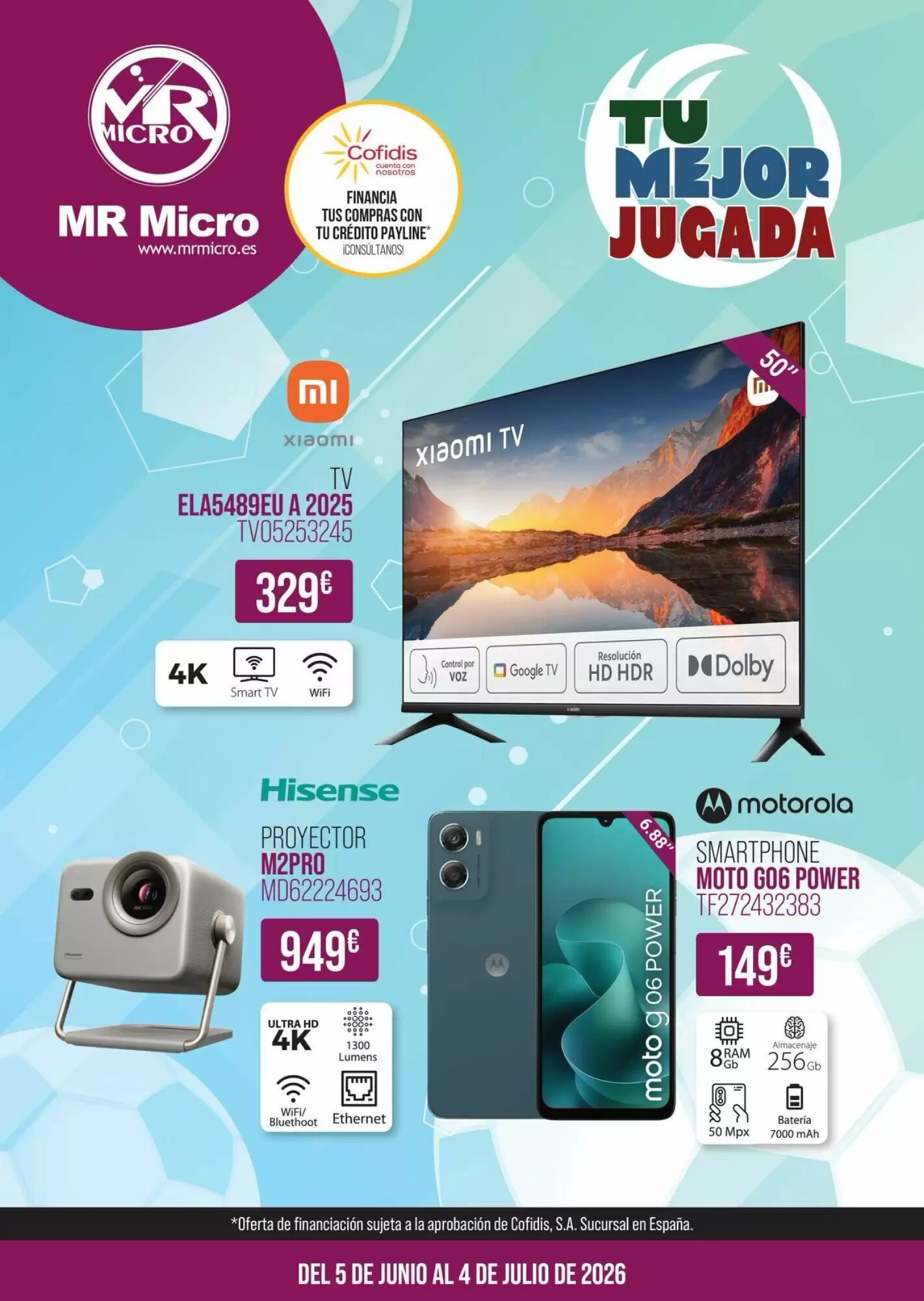 Folleto promocional de MR Micro válido desde el 05/06/2026 - Página 1.