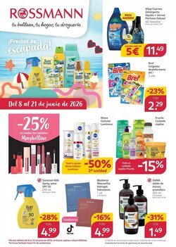 Folleto promocional de Rossmann válido desde el 07/06/2026