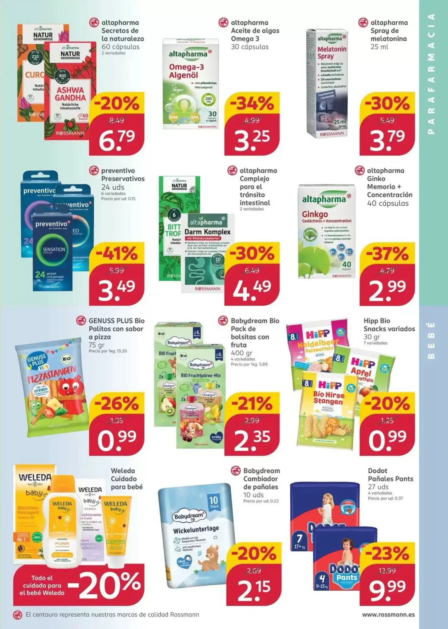 Folleto promocional de Rossmann válido desde el 07/06/2026 - Página 3.