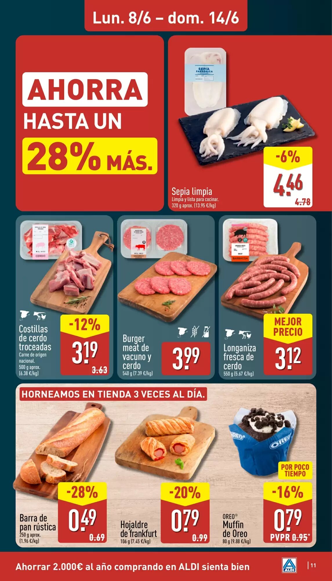 Folleto promocional de ALDI válido desde el 08/06/2026 - Página 11.