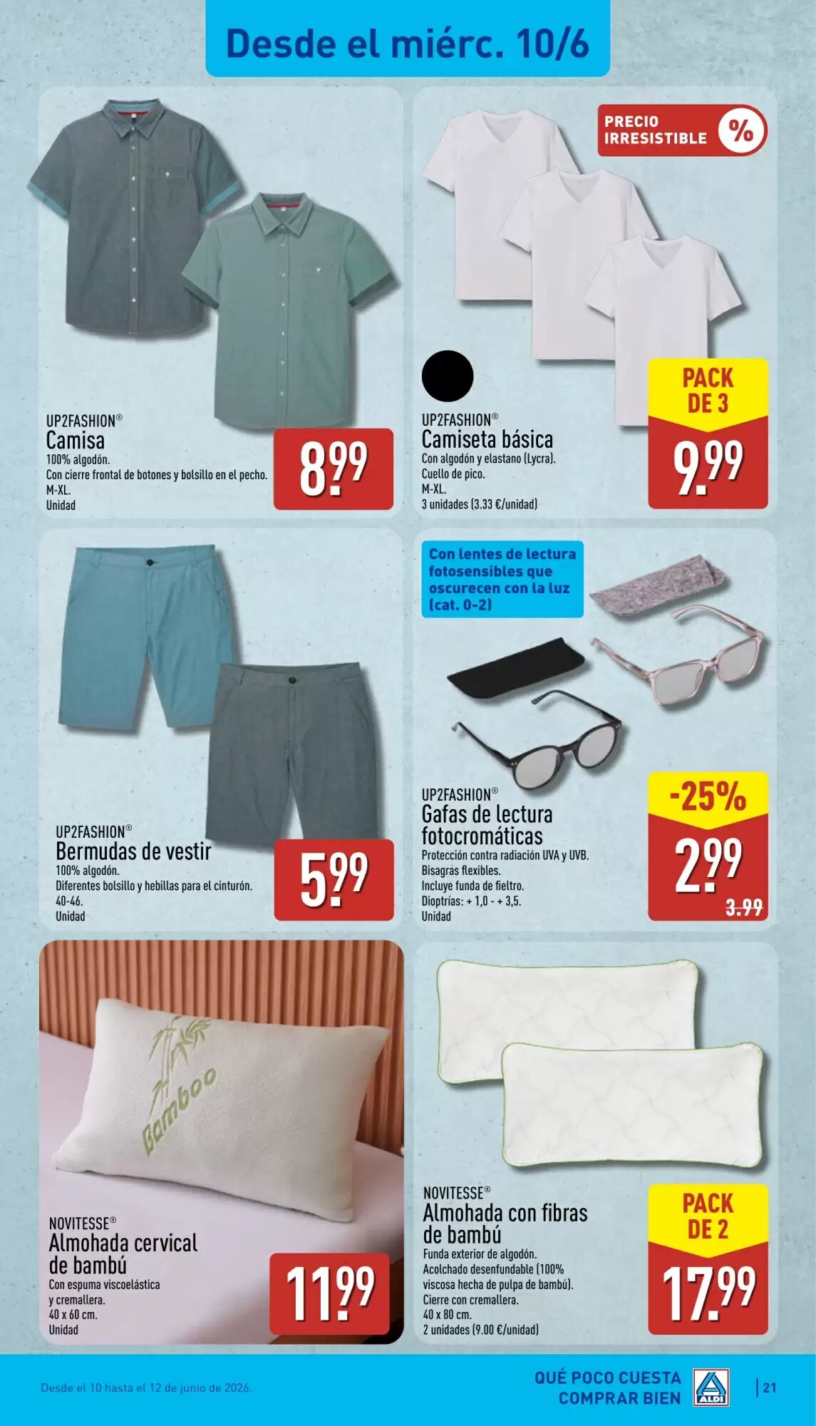 Folleto promocional de ALDI válido desde el 08/06/2026 - Página 21.
