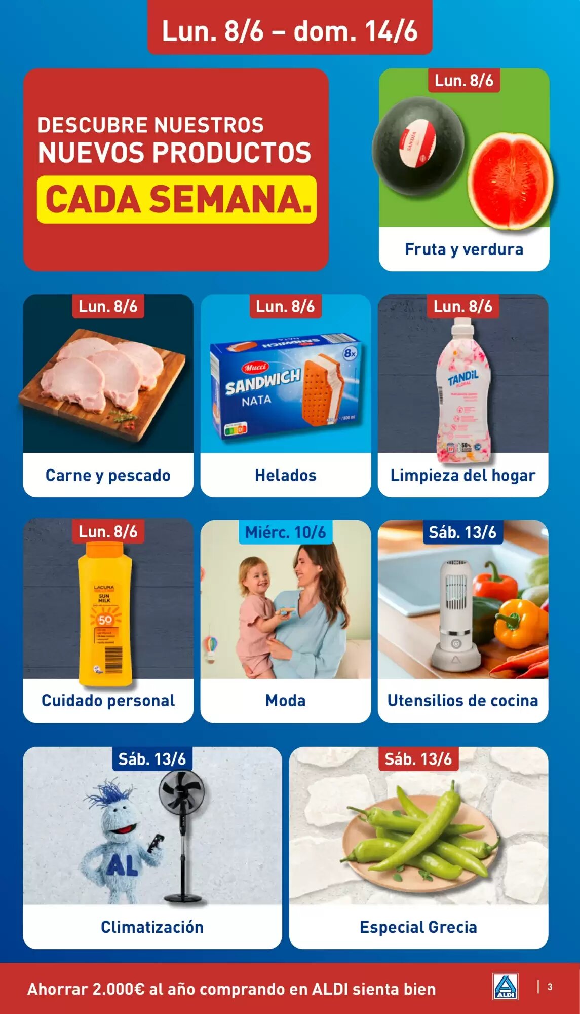 Folleto promocional de ALDI válido desde el 08/06/2026 - Página 3.