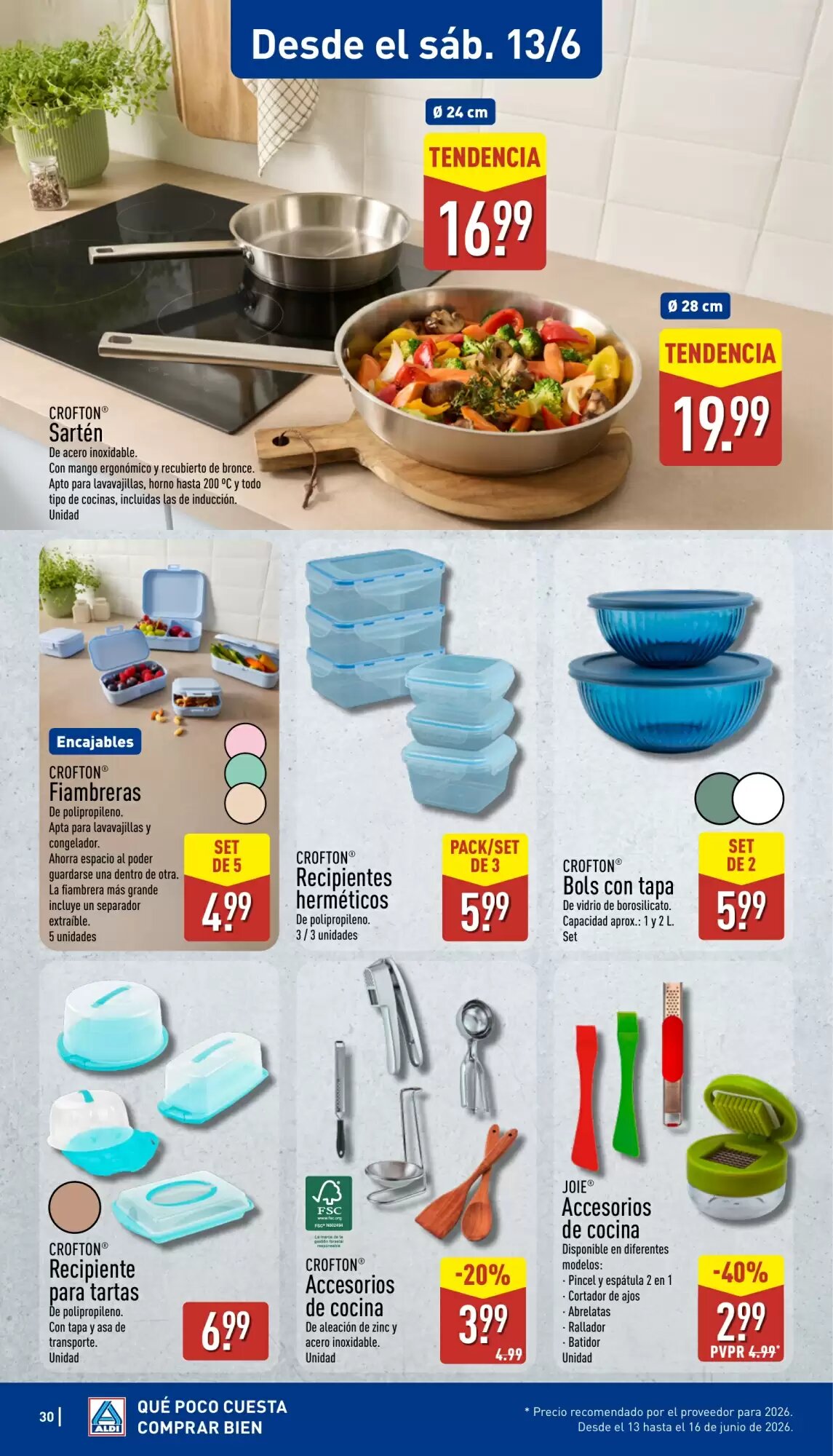 Folleto promocional de ALDI válido desde el 08/06/2026 - Página 30.