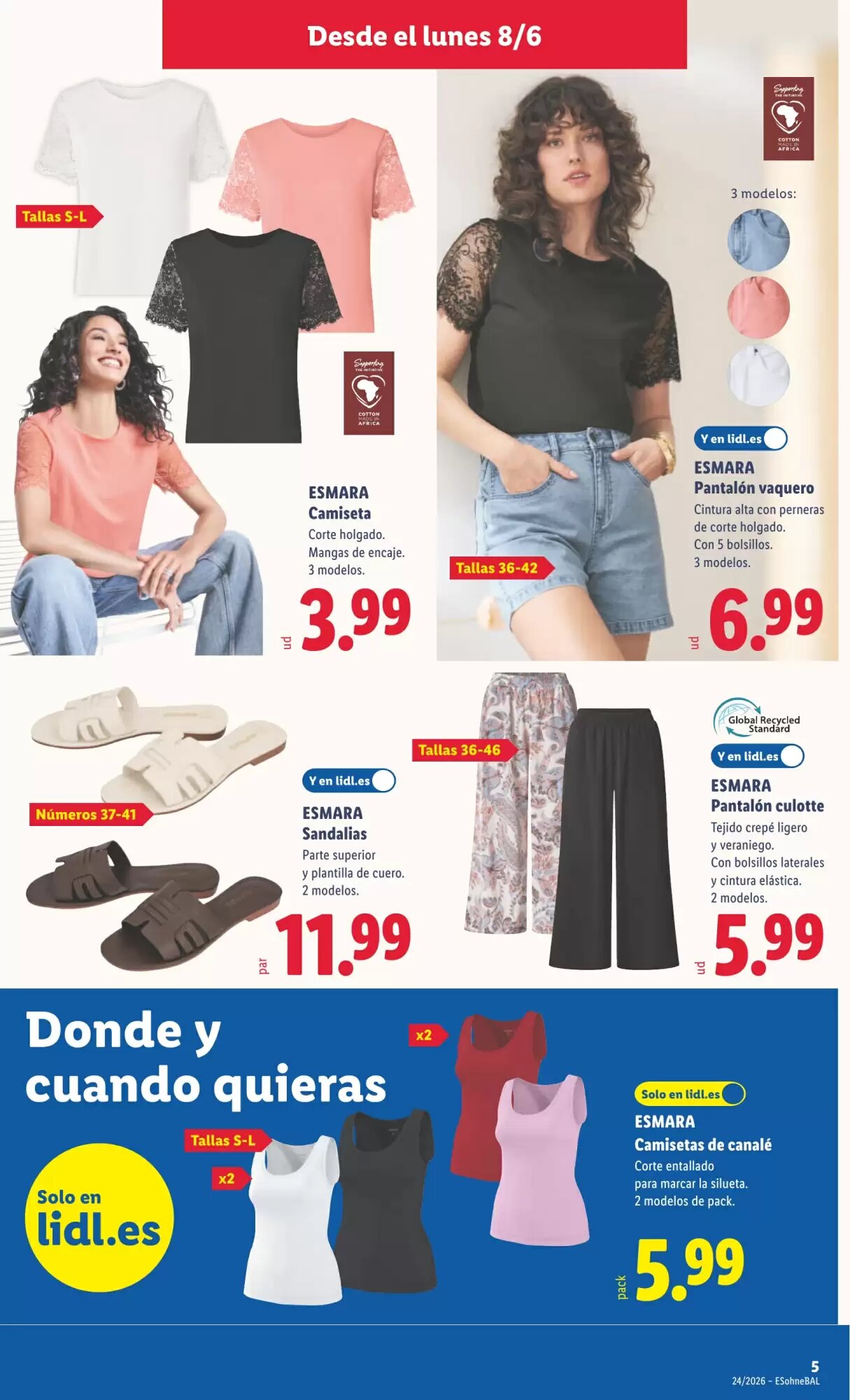 Folleto promocional de Lidl válido desde el 08/06/2026 - Página 5.
