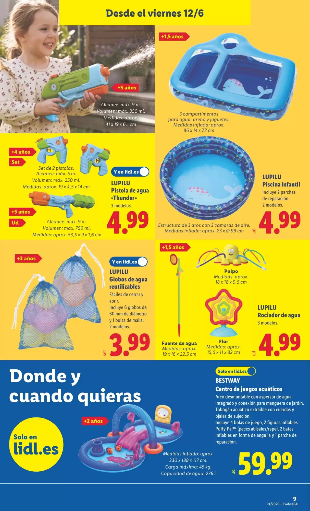 Folleto promocional de Lidl válido desde el 08/06/2026 - Página 9.