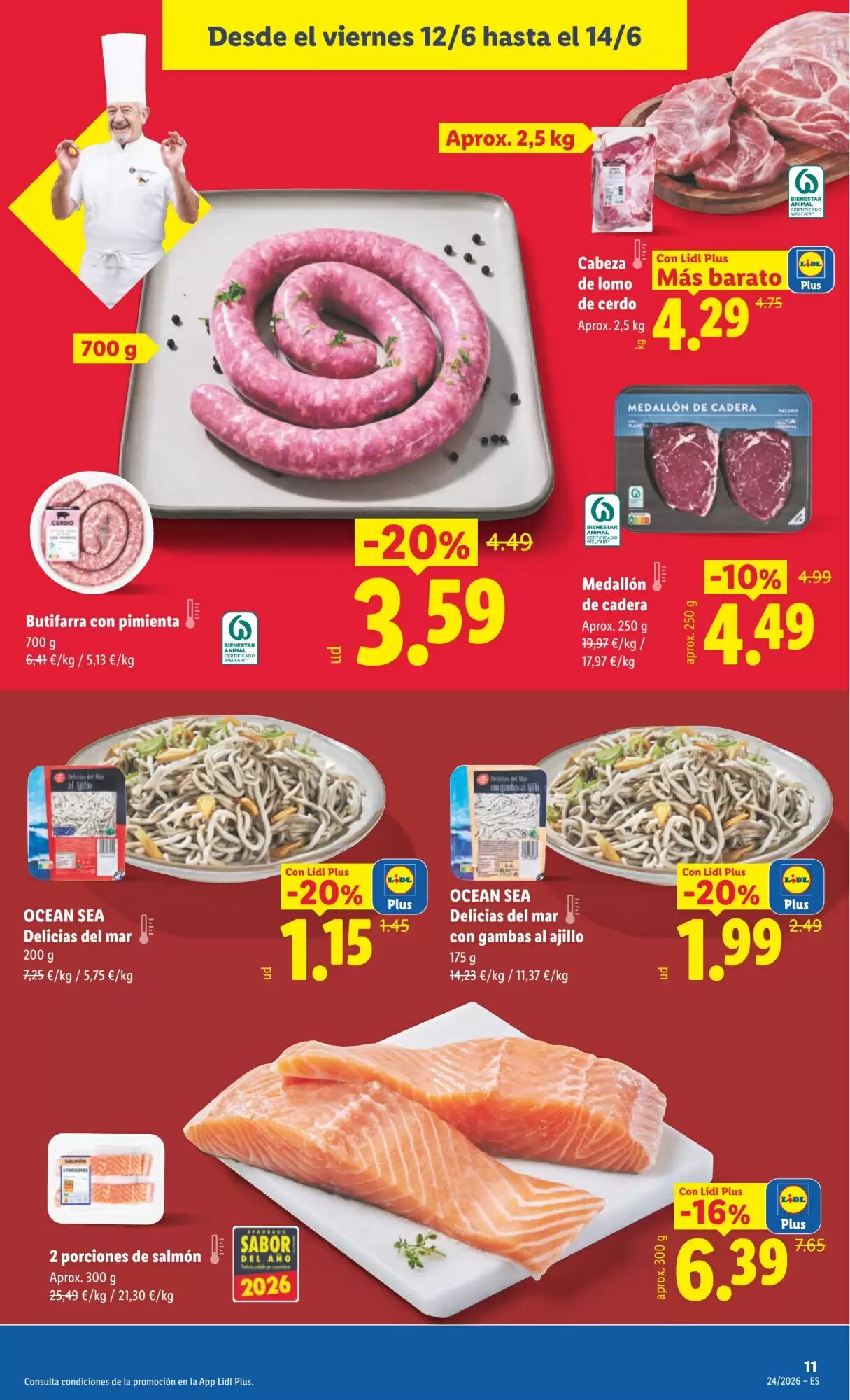 Folleto promocional de Lidl válido desde el 08/06/2026 - Página 11.