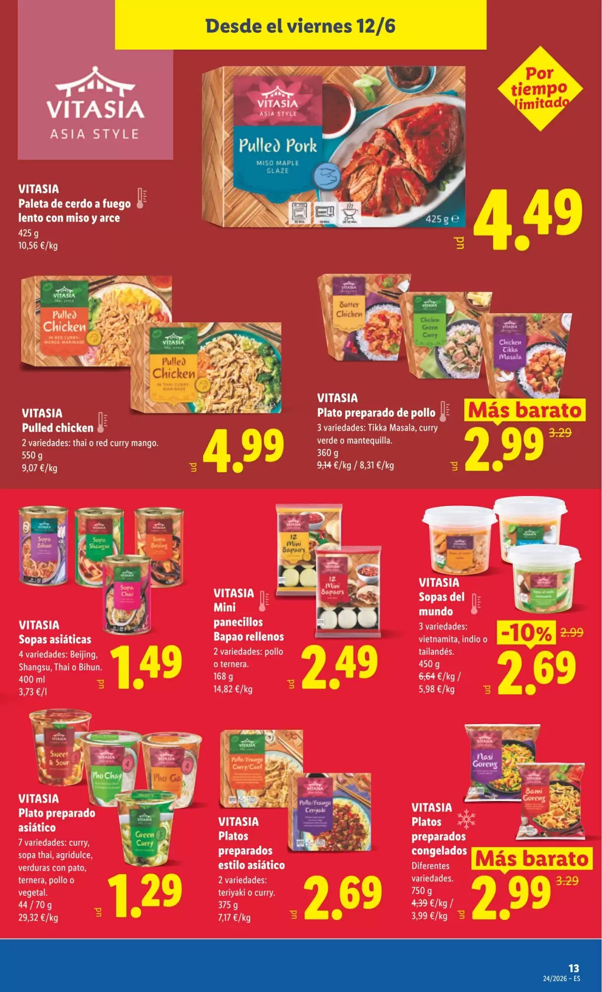 Folleto promocional de Lidl válido desde el 08/06/2026 - Página 13.