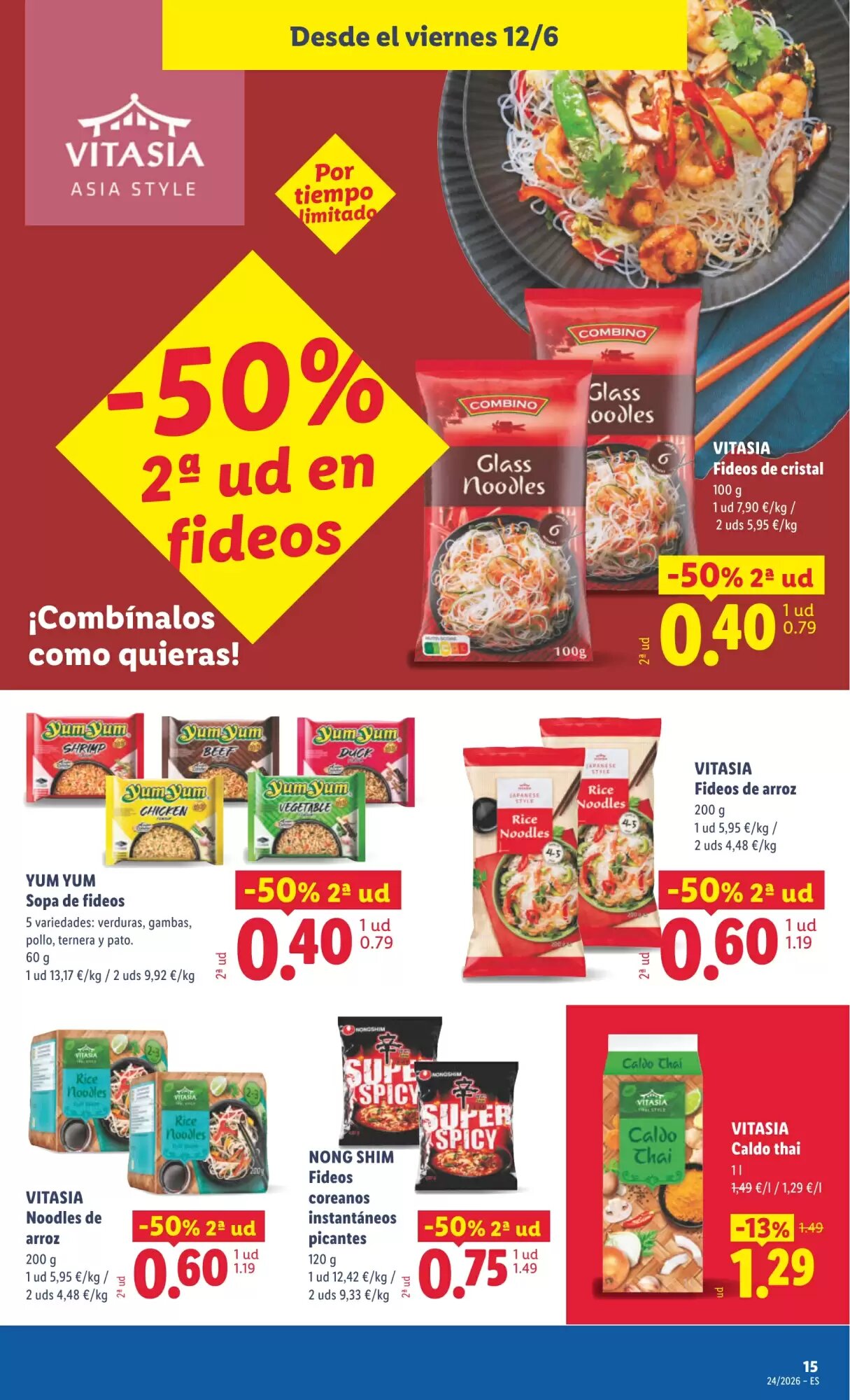 Folleto promocional de Lidl válido desde el 08/06/2026 - Página 15.