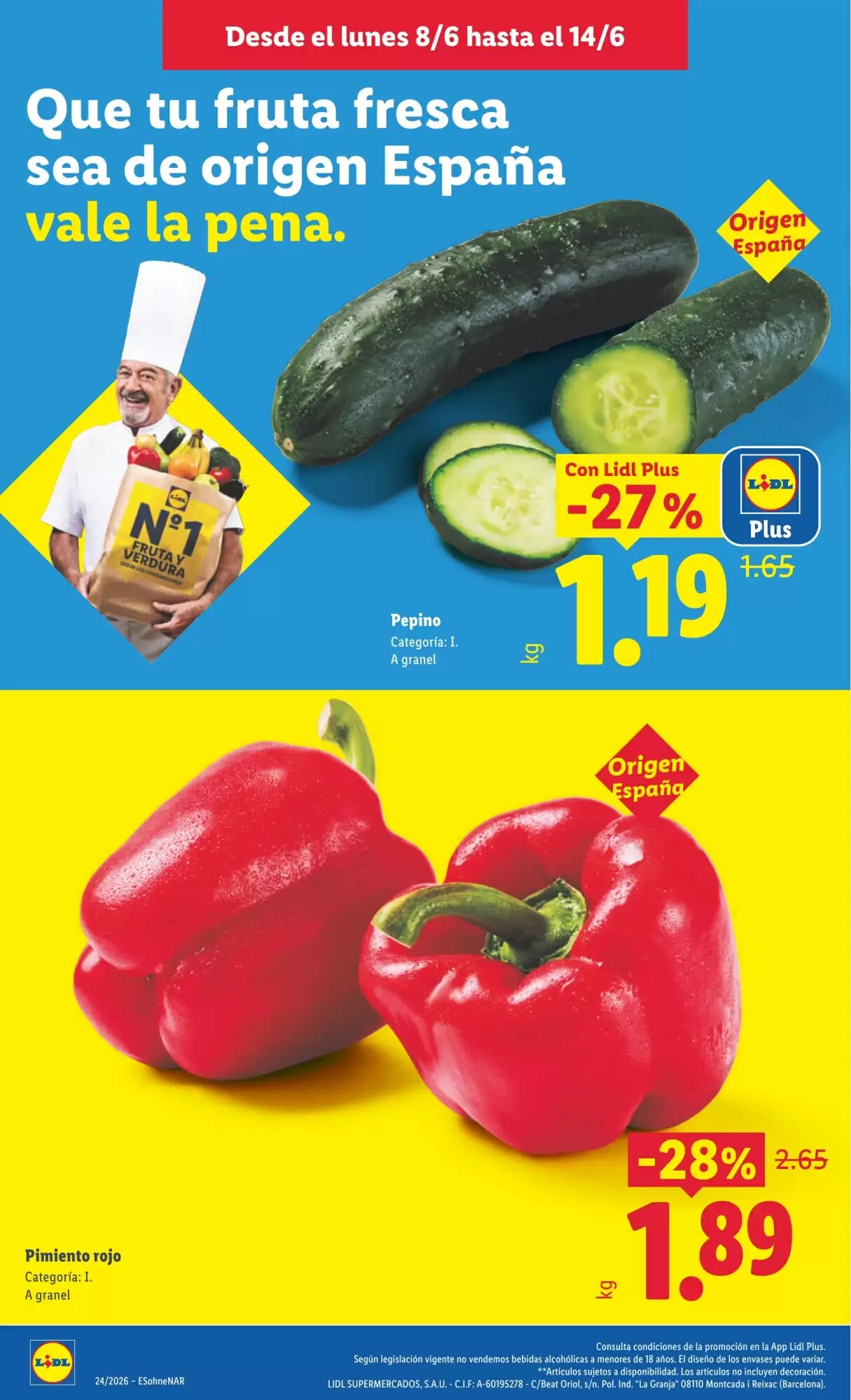 Folleto promocional de Lidl válido desde el 08/06/2026 - Página 2.