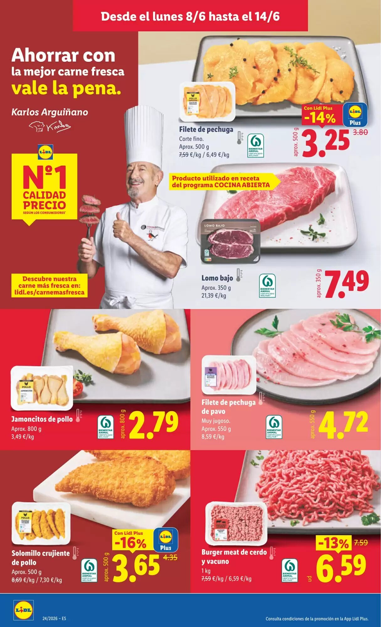 Folleto promocional de Lidl válido desde el 08/06/2026 - Página 4.