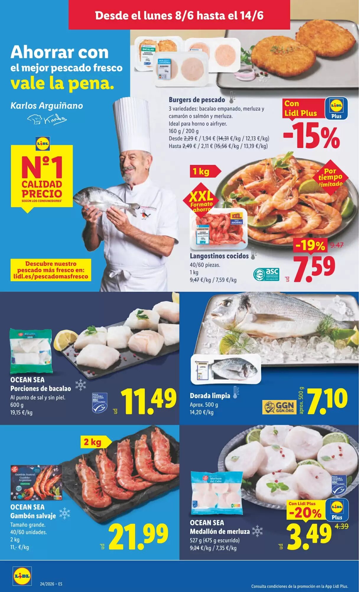 Folleto promocional de Lidl válido desde el 08/06/2026 - Página 6.
