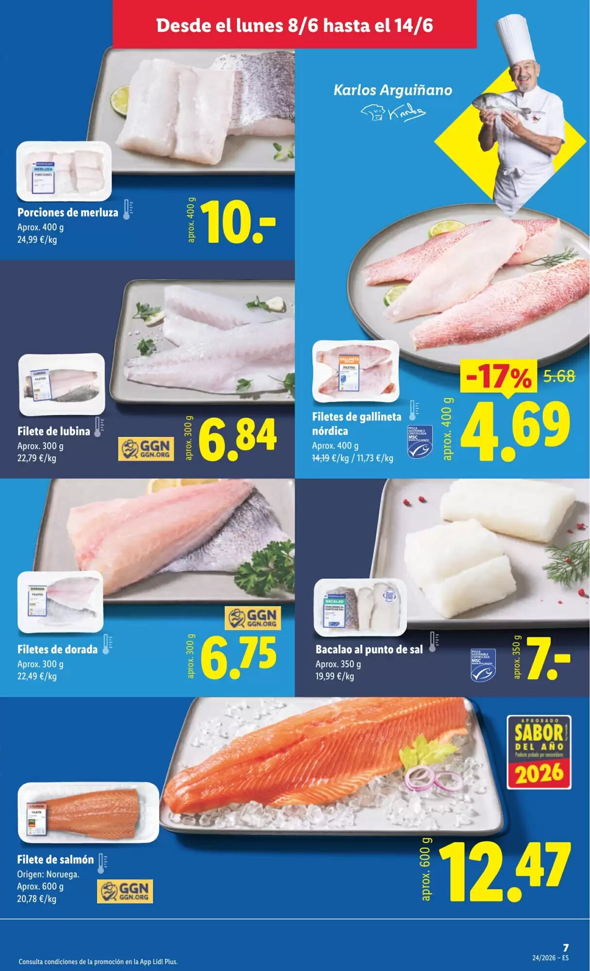 Folleto promocional de Lidl válido desde el 08/06/2026 - Página 7.