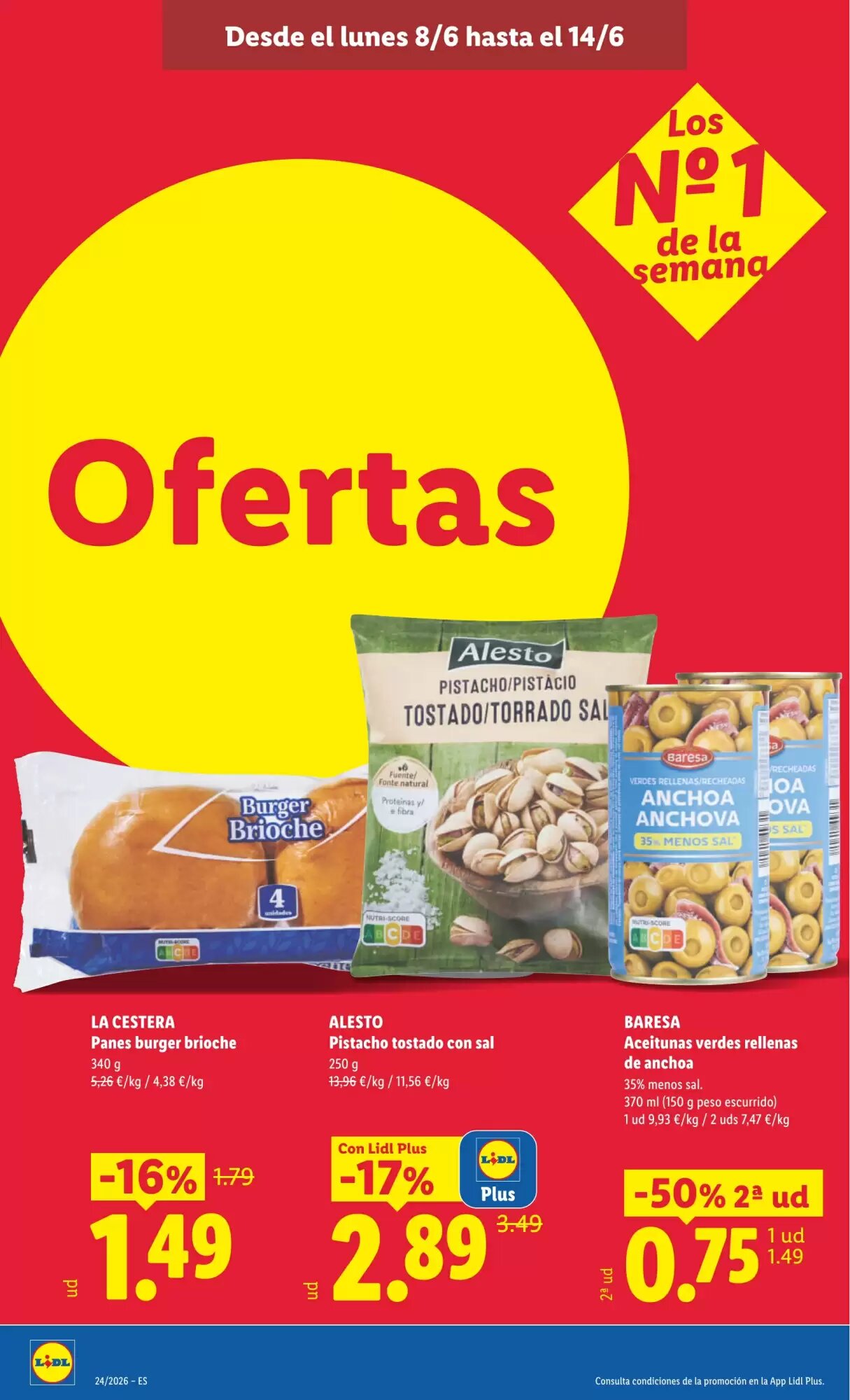 Folleto promocional de Lidl válido desde el 08/06/2026 - Página 8.