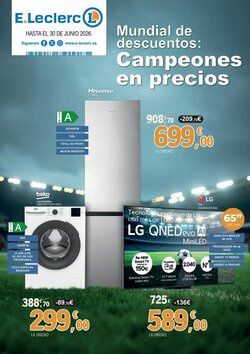 Folleto promocional de E.Leclerc válido desde el 08/06/2026