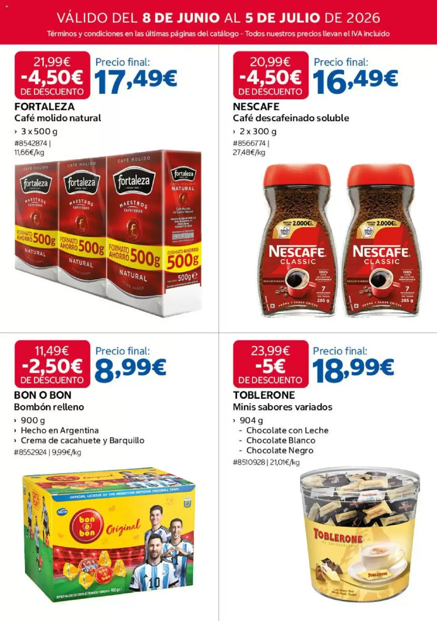 Folleto promocional de Costco válido desde el 08/06/2026 - Página 16.