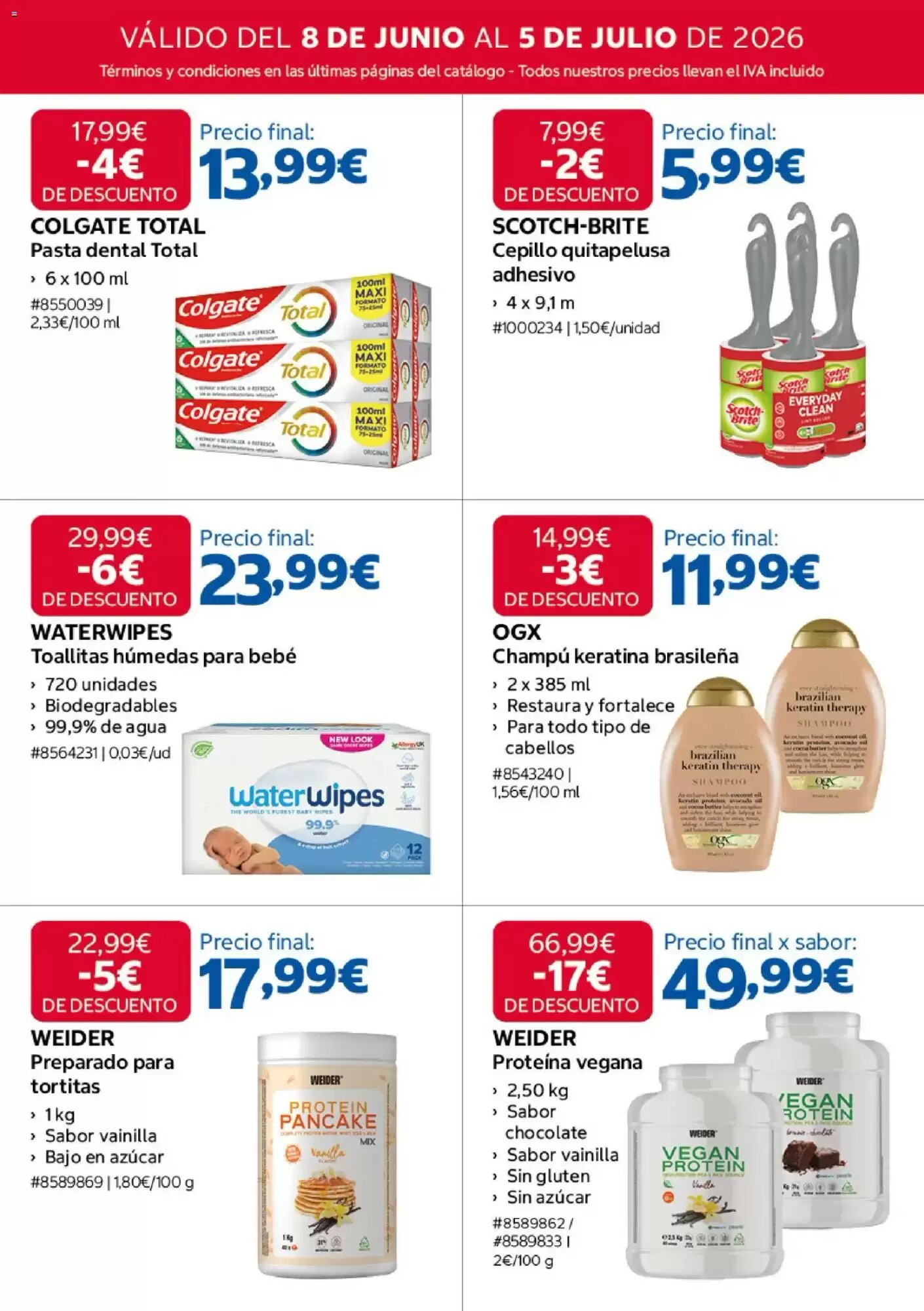 Folleto promocional de Costco válido desde el 08/06/2026 - Página 9.