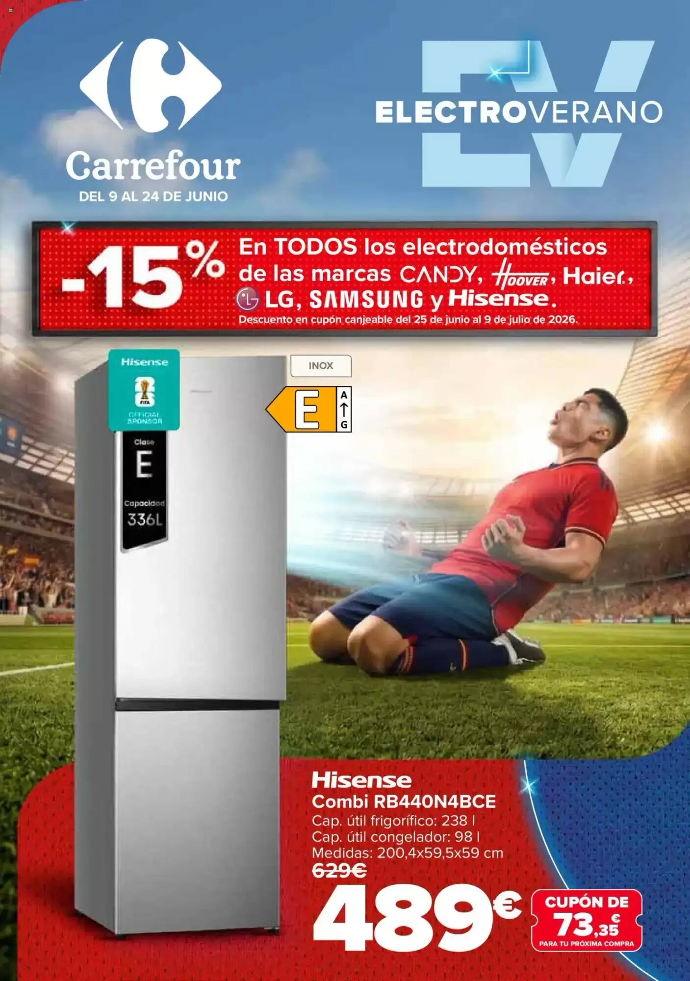 Folleto promocional de Carrefour válido desde el 09/06/2026 - Página 1.
