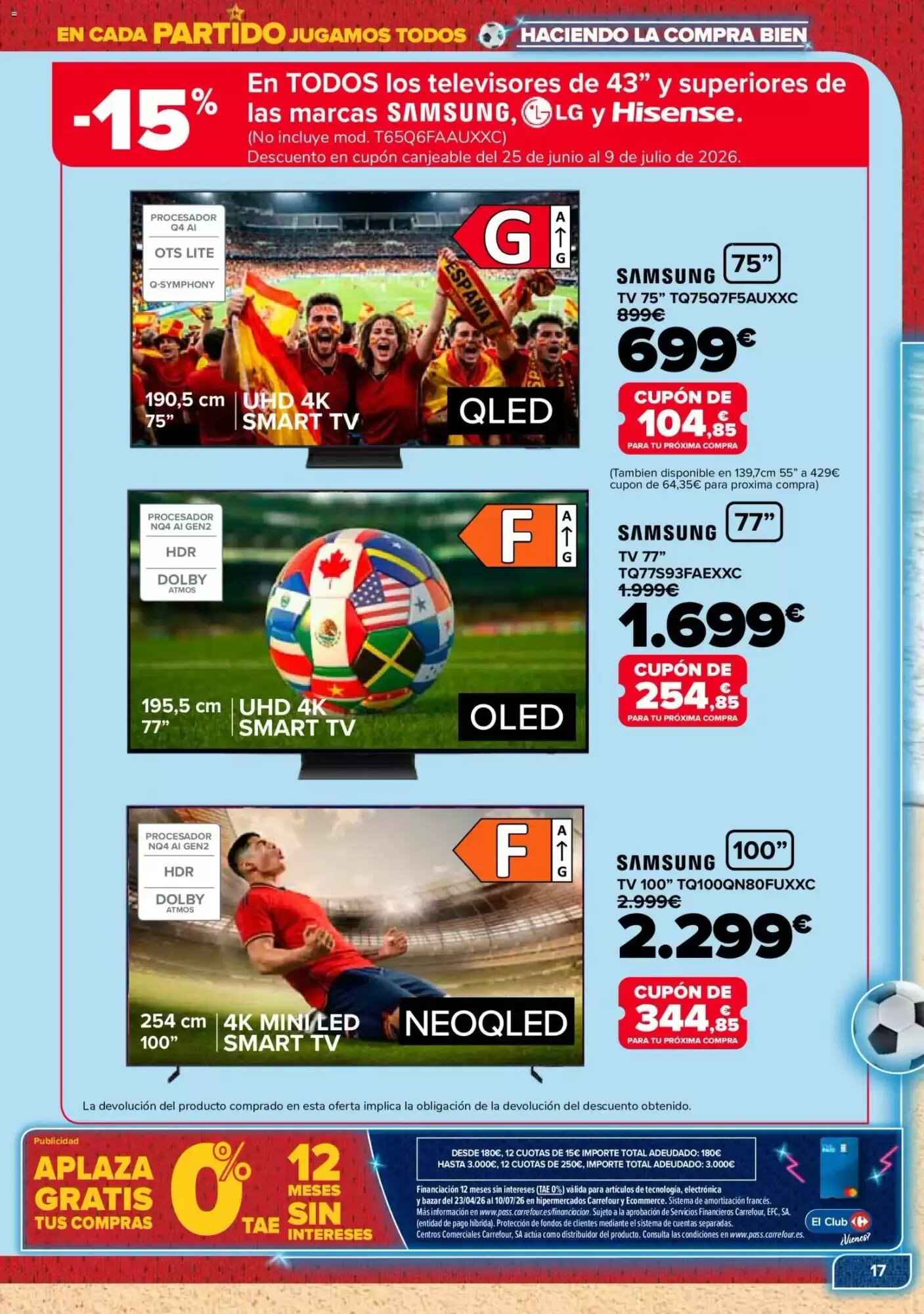Folleto promocional de Carrefour válido desde el 09/06/2026 - Página 17.