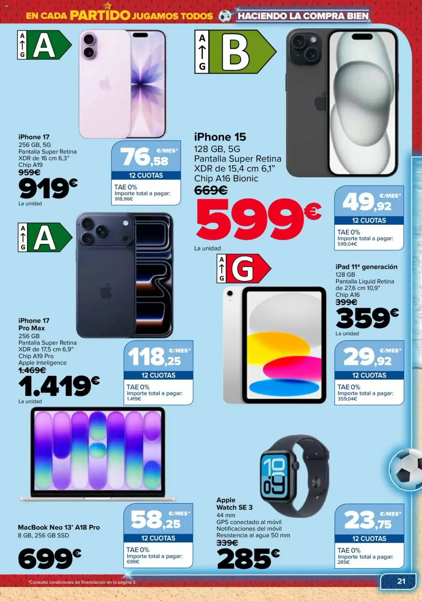 Folleto promocional de Carrefour válido desde el 09/06/2026 - Página 21.