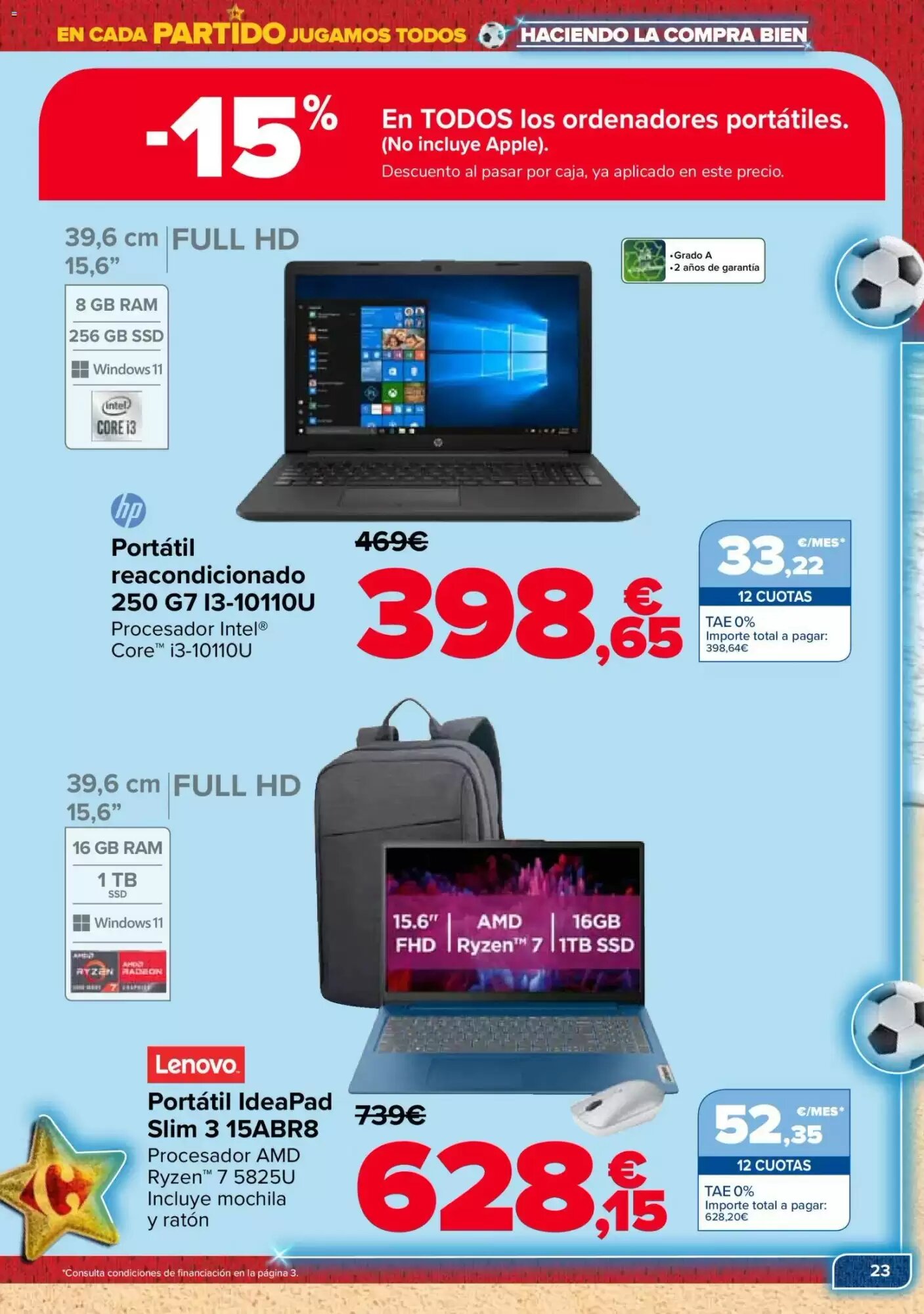 Folleto promocional de Carrefour válido desde el 09/06/2026 - Página 23.