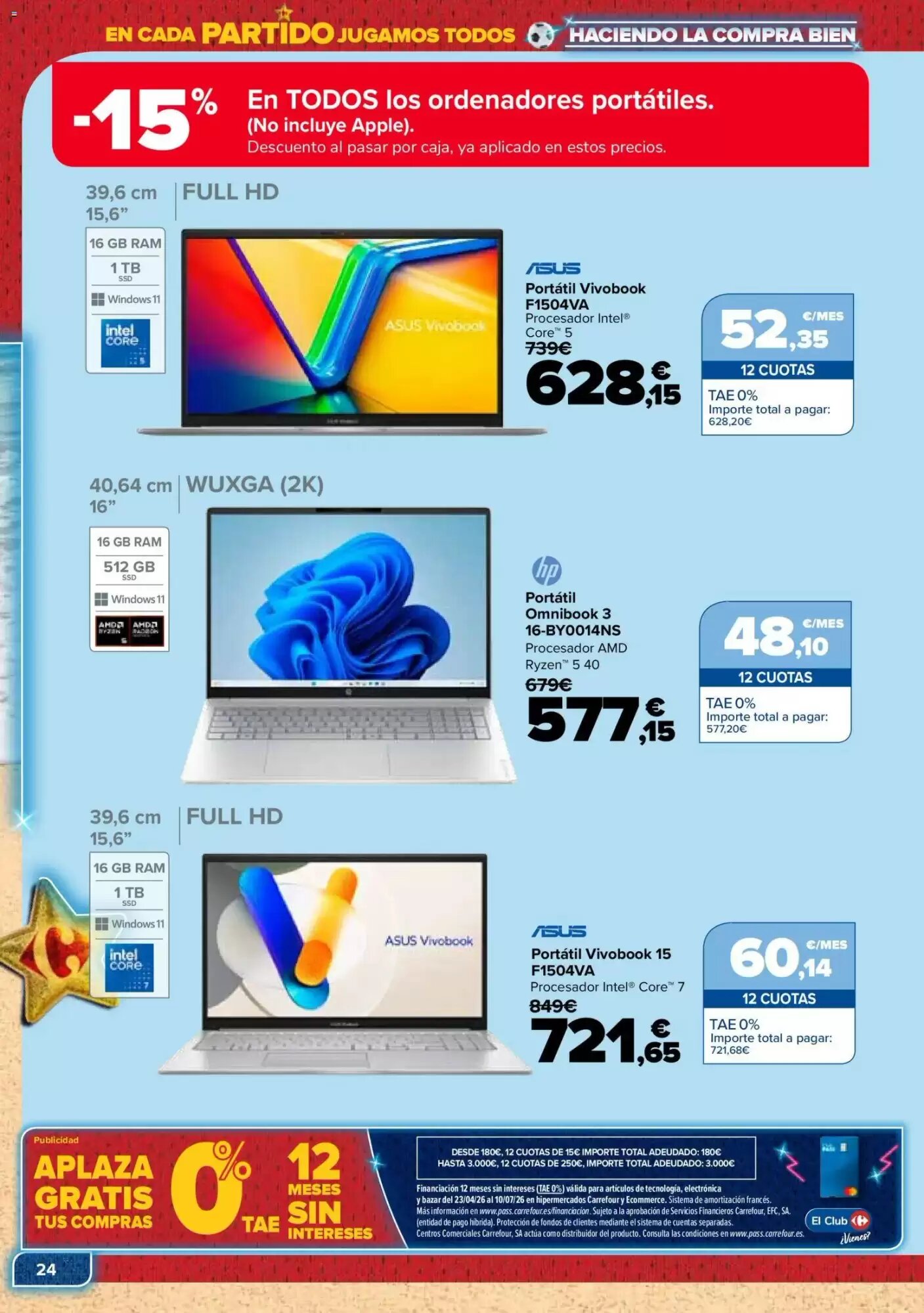 Folleto promocional de Carrefour válido desde el 09/06/2026 - Página 24.