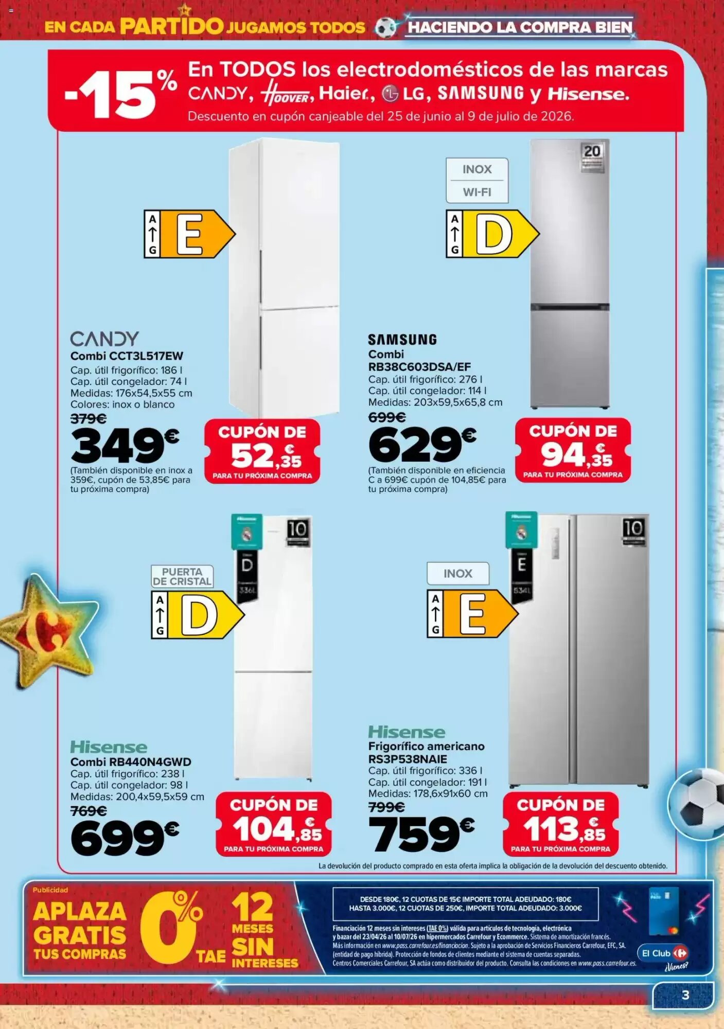 Folleto promocional de Carrefour válido desde el 09/06/2026 - Página 3.