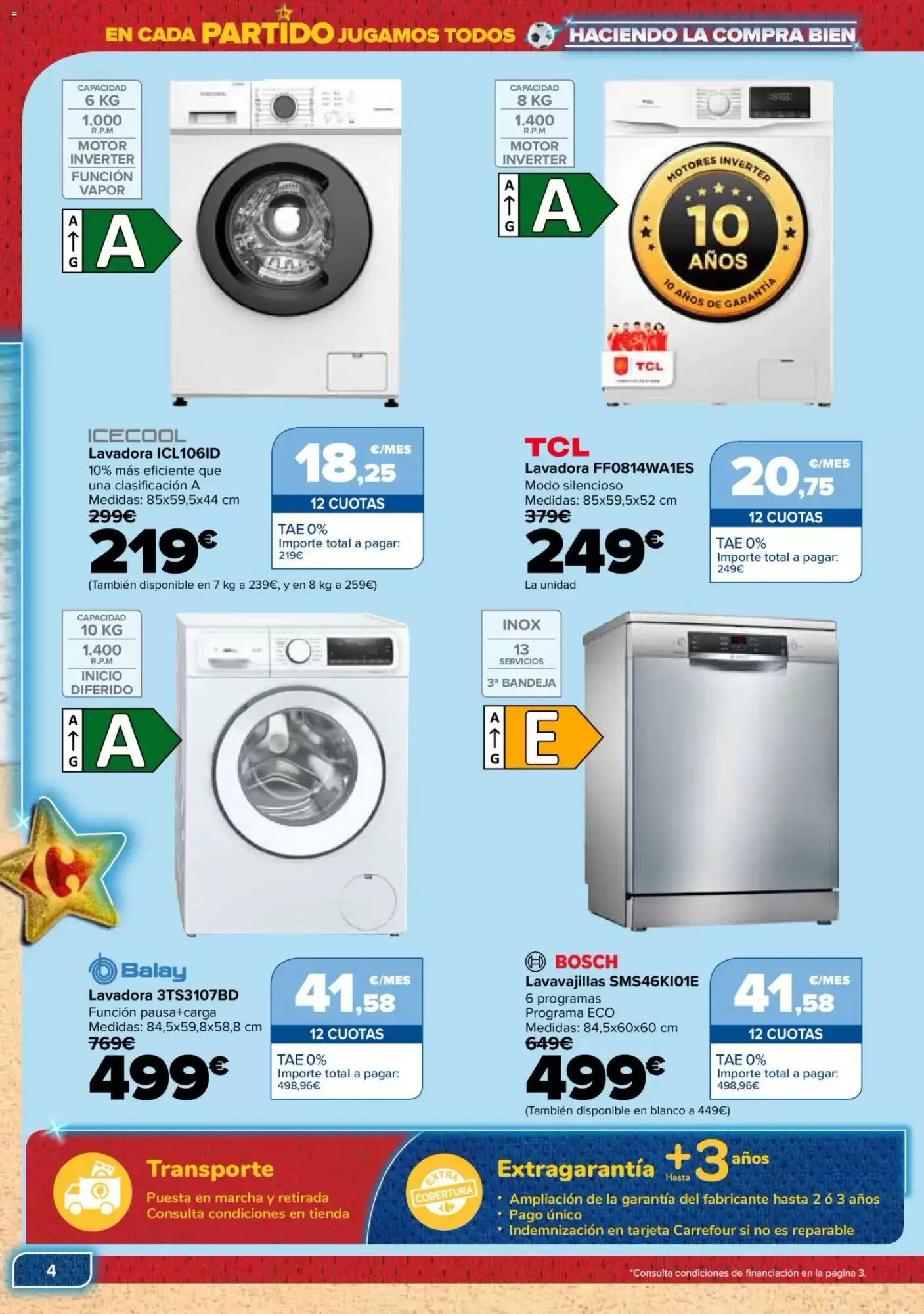 Folleto promocional de Carrefour válido desde el 09/06/2026 - Página 4.