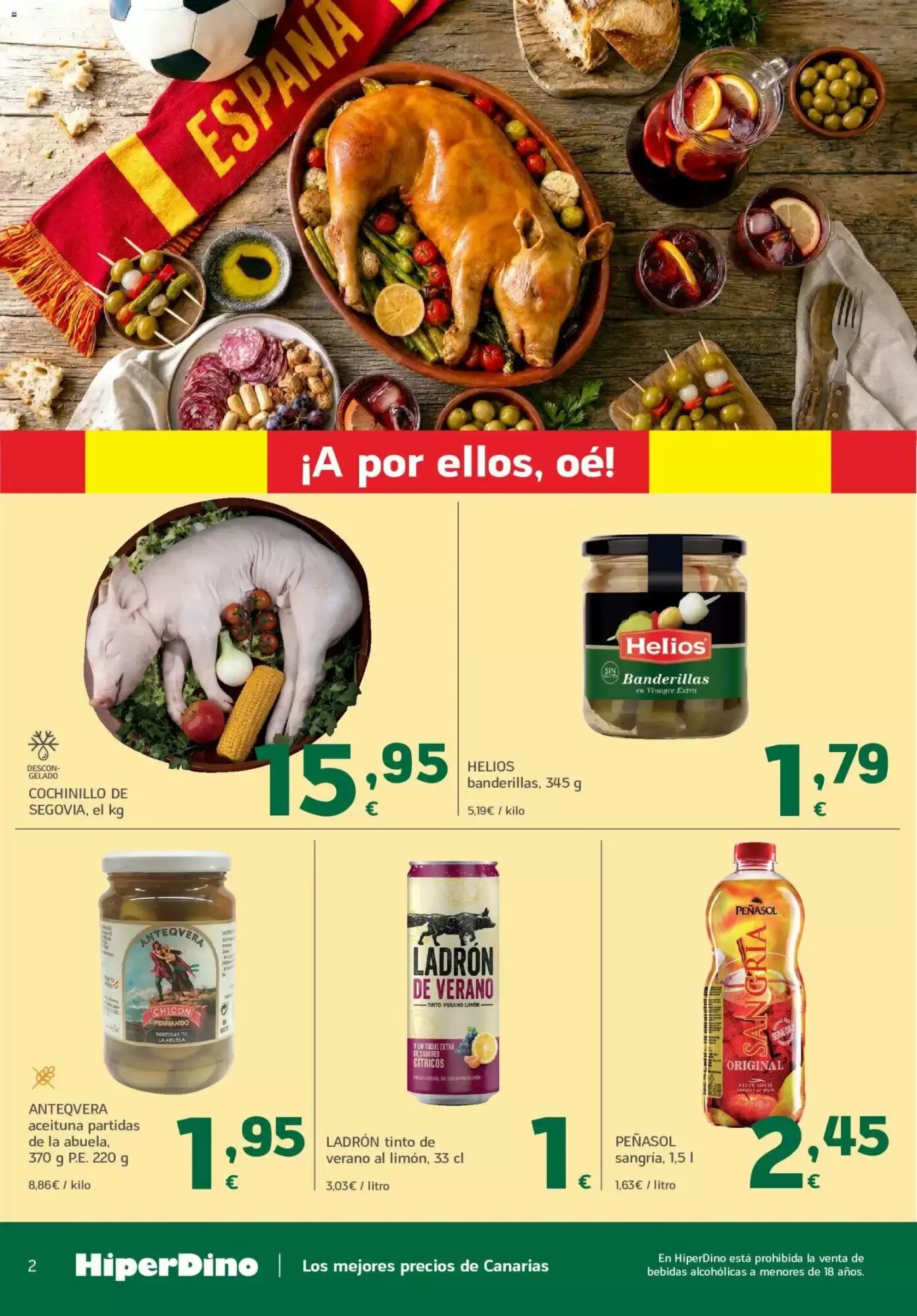 Folleto promocional de HiperDino válido desde el 09/06/2026 - Página 2.