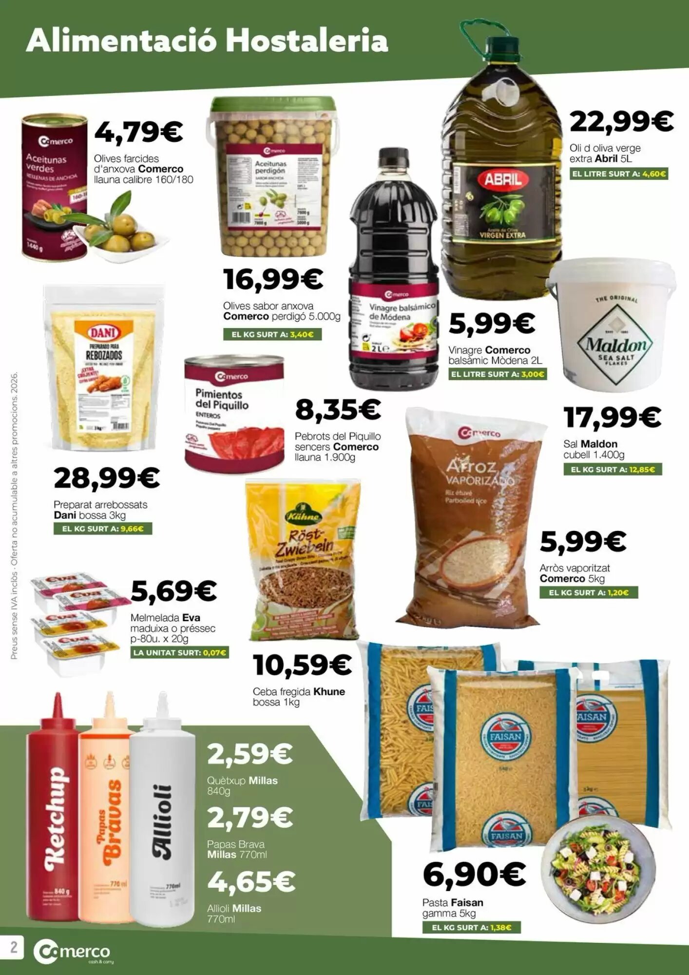 Folleto promocional de Comerco Cash & Carry válido desde el 09/06/2026 - Página 2.