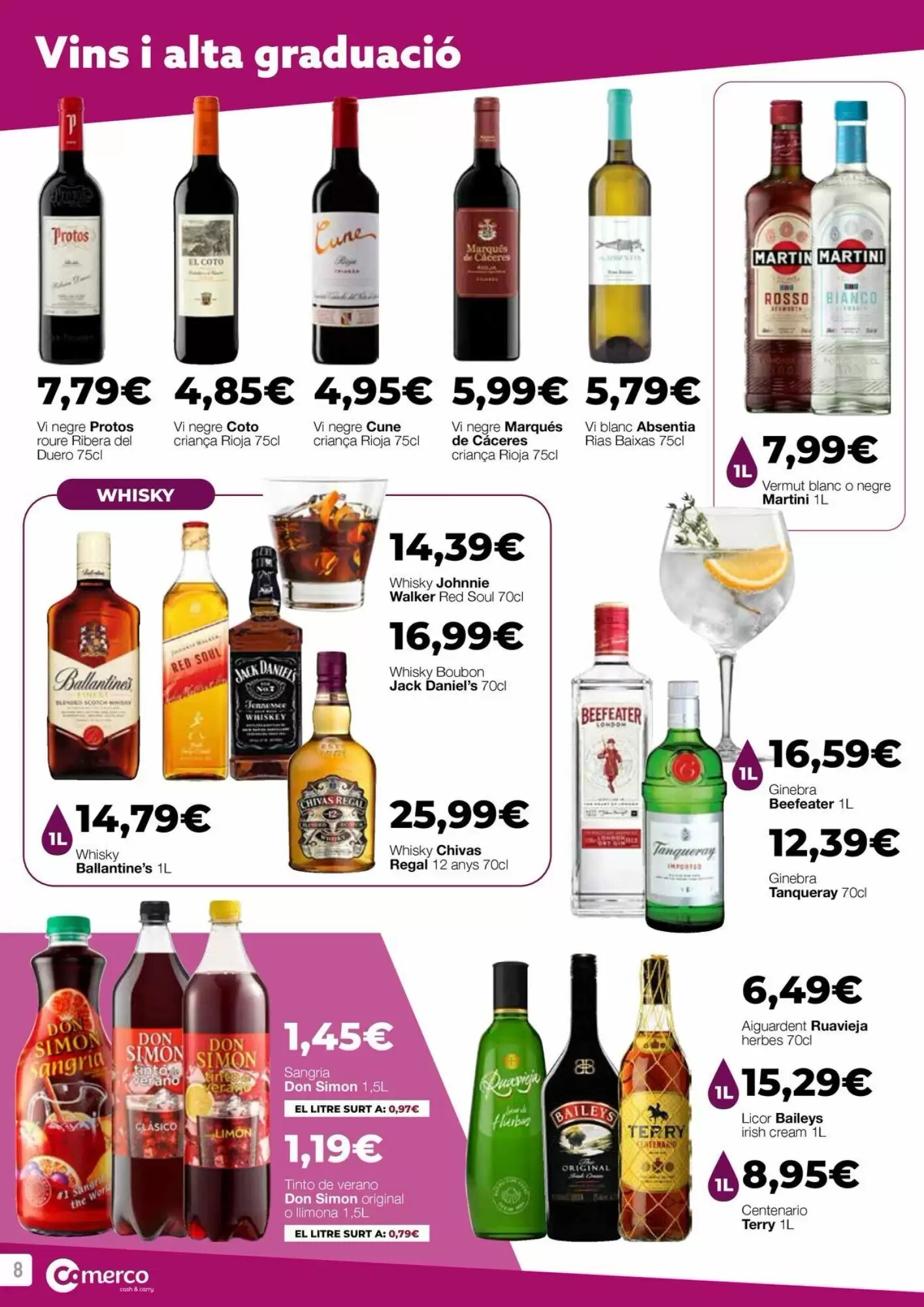 Folleto promocional de Comerco Cash & Carry válido desde el 09/06/2026 - Página 8.
