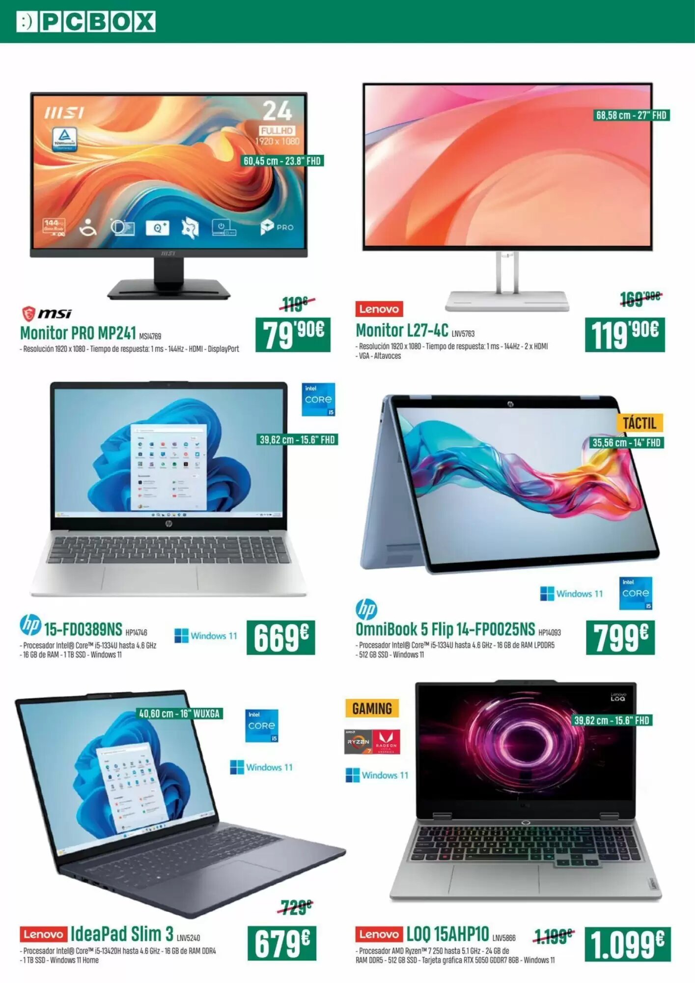 Folleto promocional de PCBox válido desde el 10/06/2026 - Página 2.