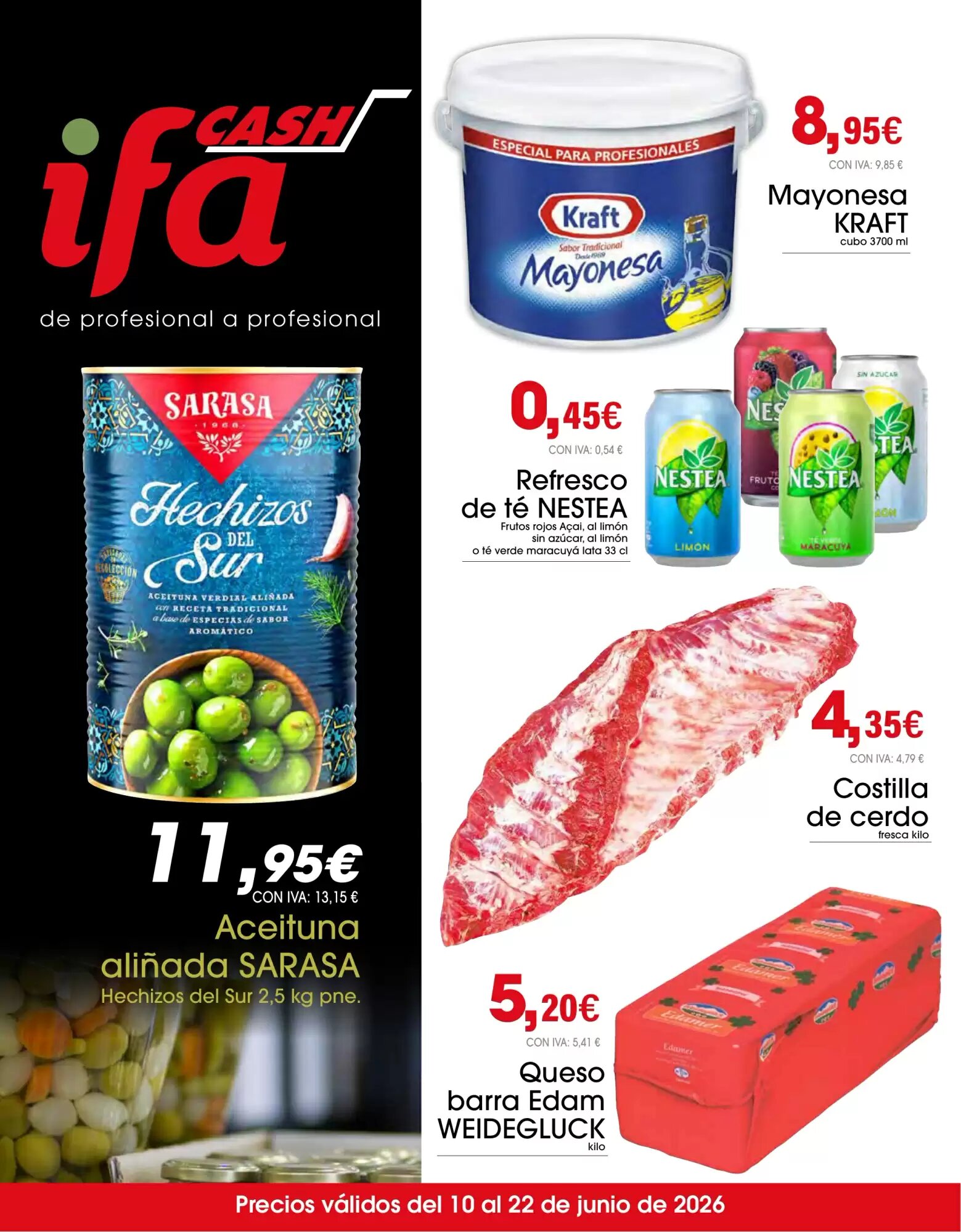 Folleto promocional de Cash Ifa válido desde el 10/06/2026 - Página 1.