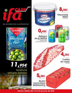 Folleto promocional de Cash Ifa válido desde el 10/06/2026