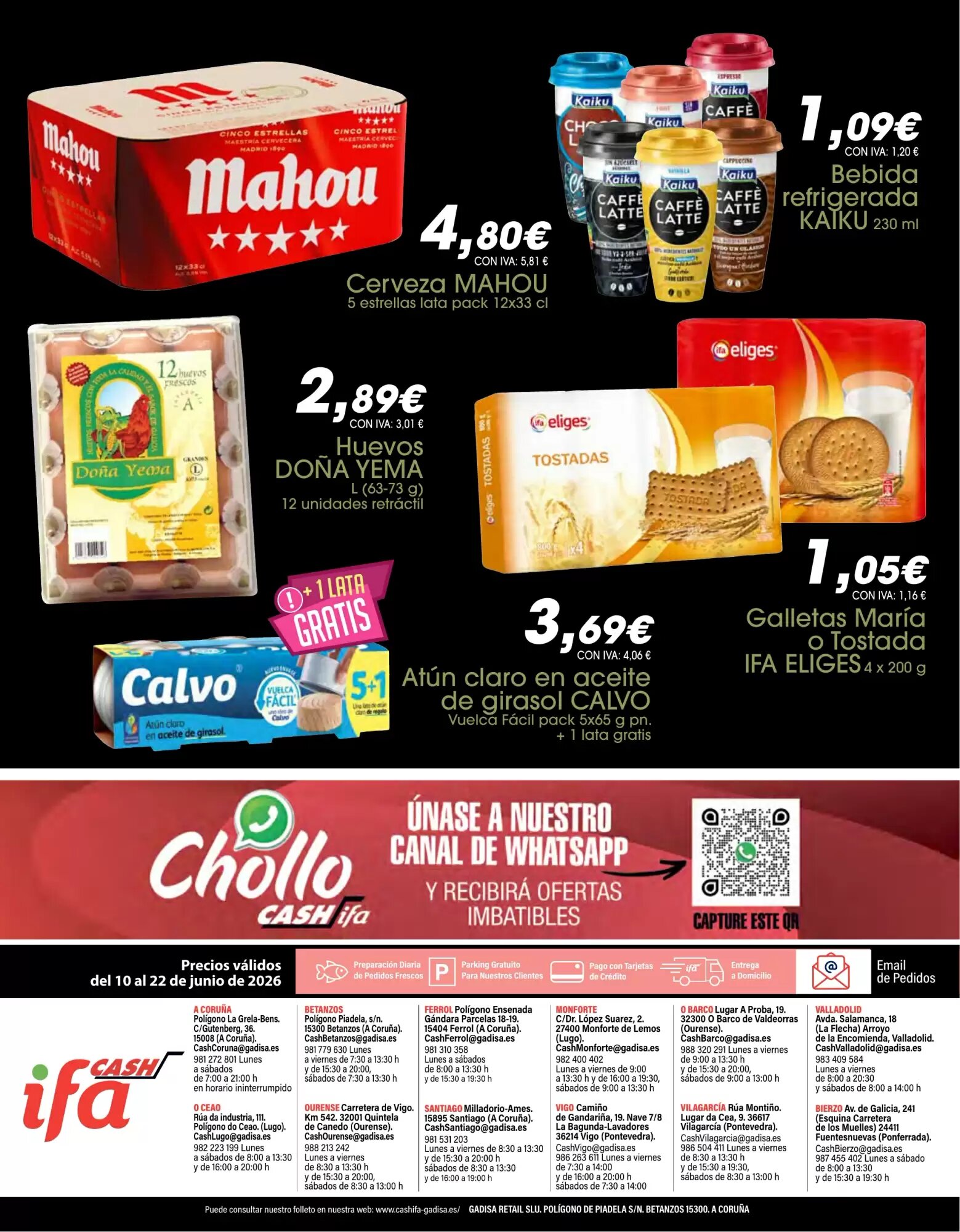 Folleto promocional de Cash Ifa válido desde el 10/06/2026 - Página 20.