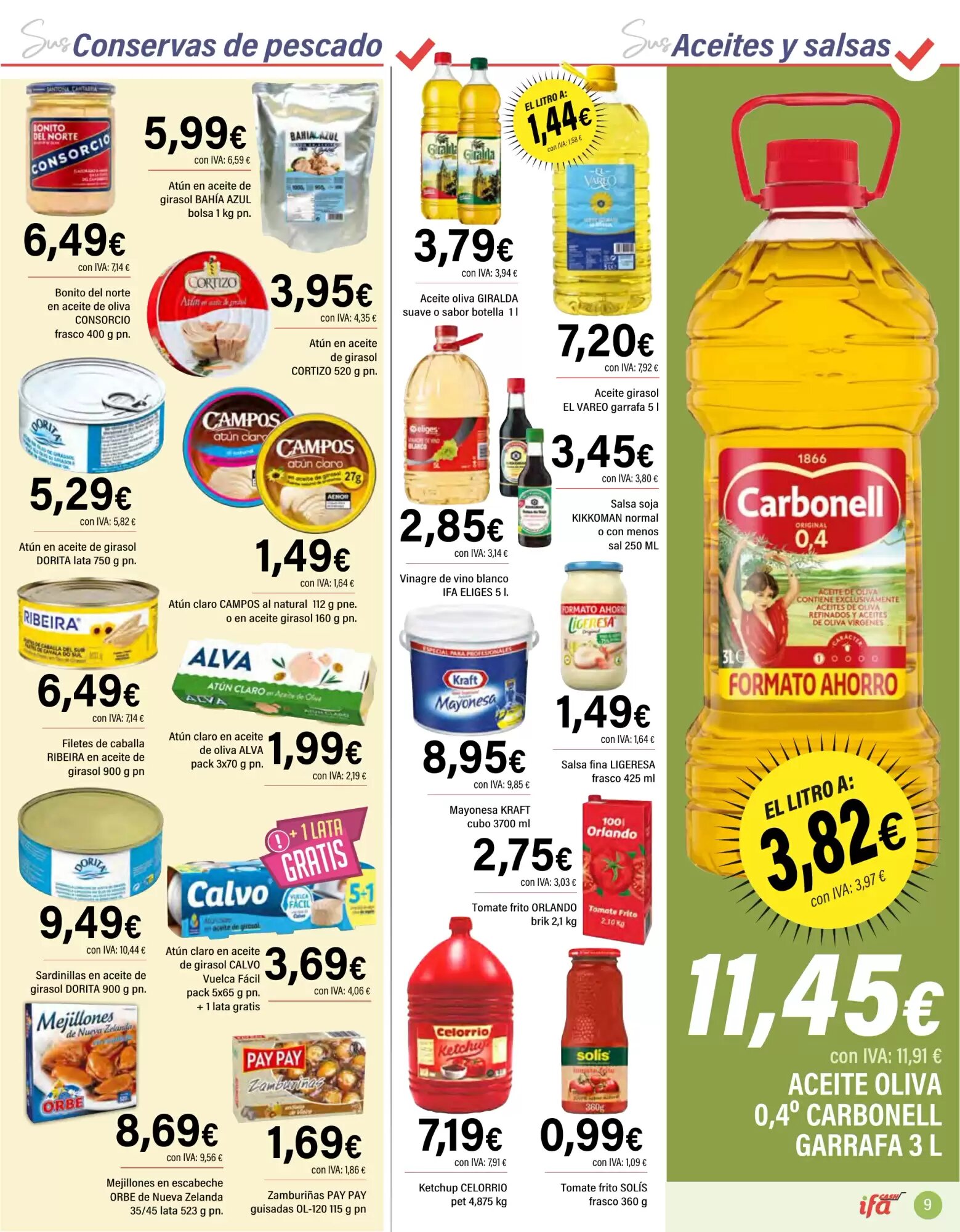 Folleto promocional de Cash Ifa válido desde el 10/06/2026 - Página 9.
